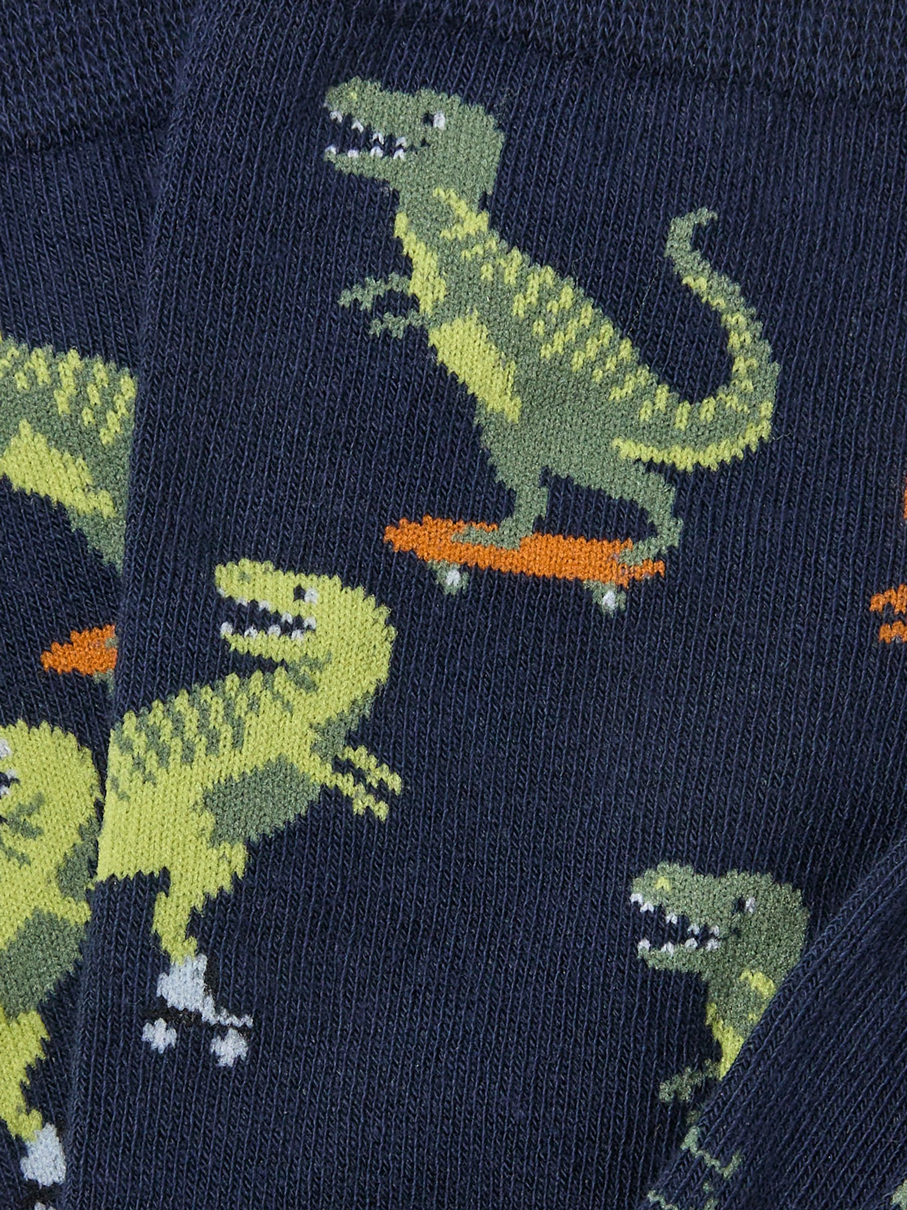 Navy Dinosaur Socks - Image 2 of 2