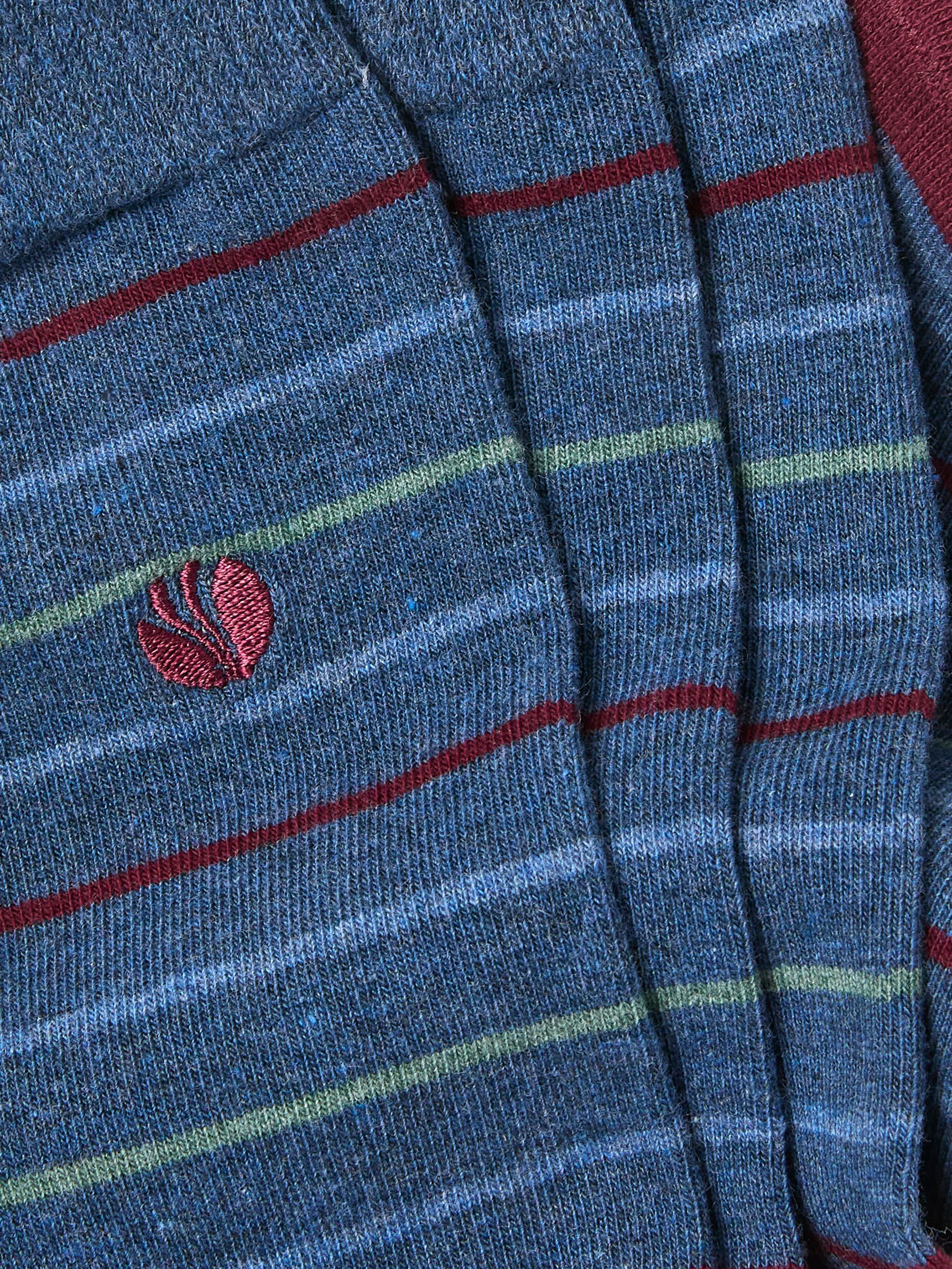 Navy Striped Socks - Image 2 of 2