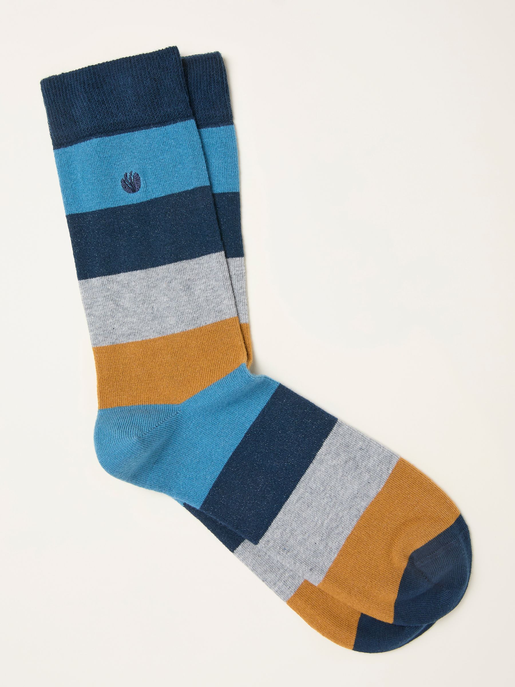 Multi Colour Striped Socks - Image 1 of 2
