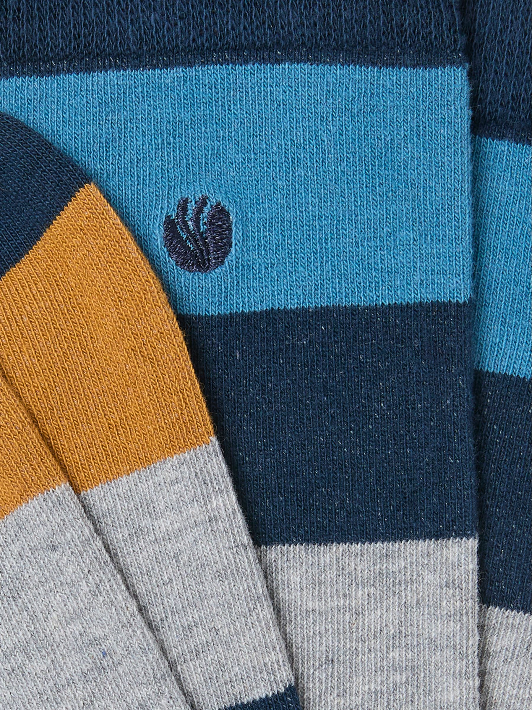 Multi Colour Striped Socks - Image 2 of 2