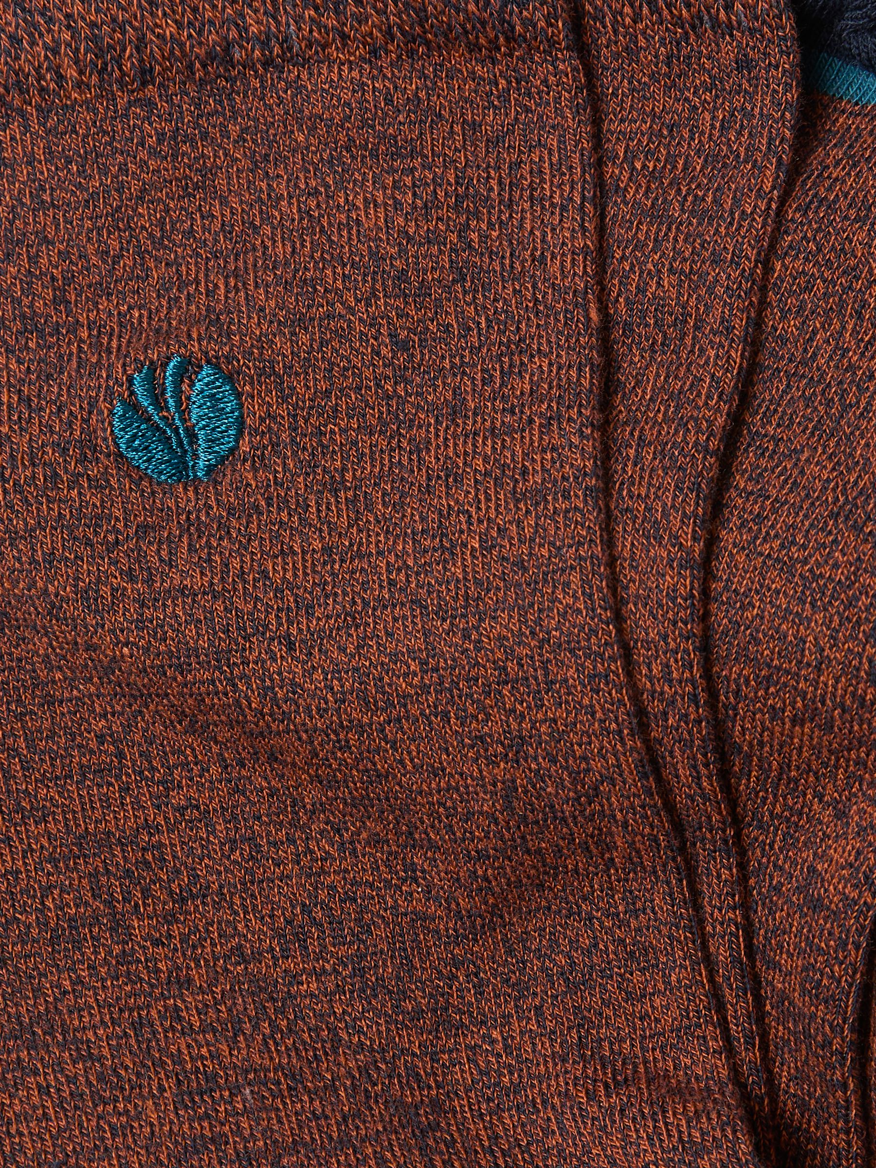 Orange Plain Socks - Image 2 of 2