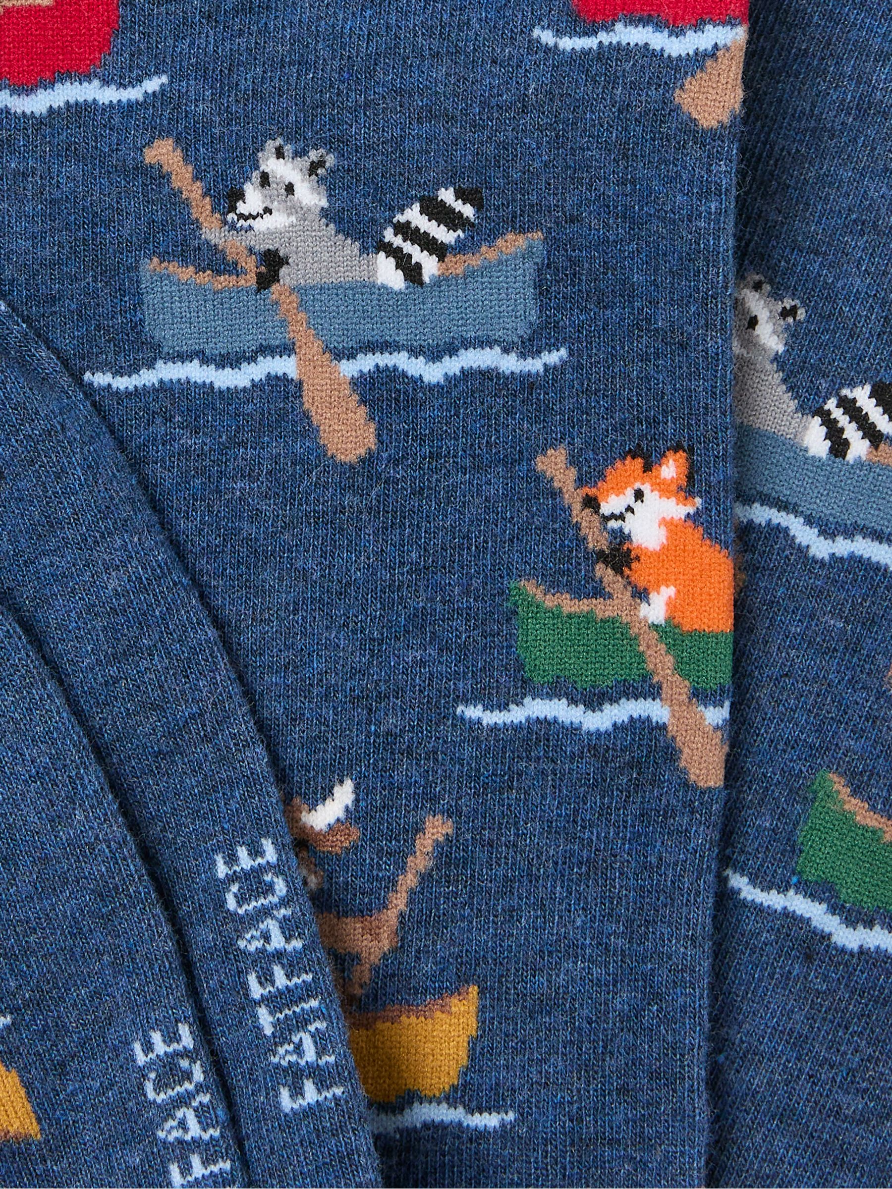 Navy Rowing Animals Socks - Image 2 of 2