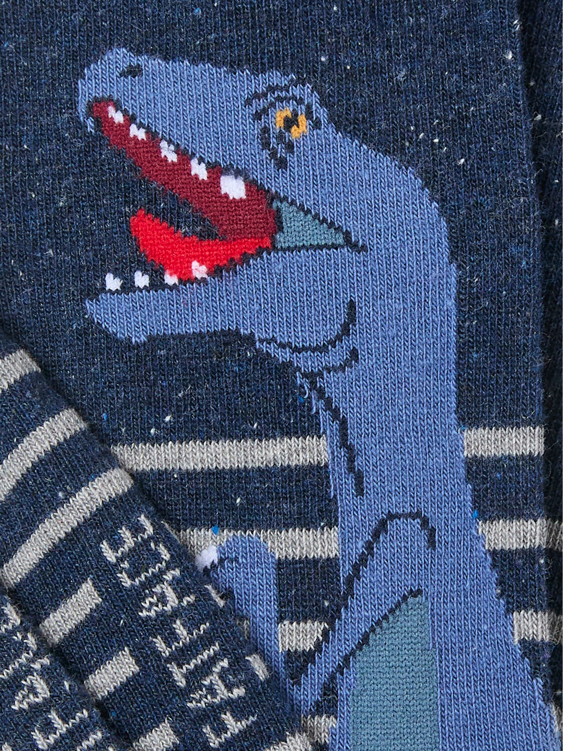 Navy T-Rex Socks - Image 2 of 2
