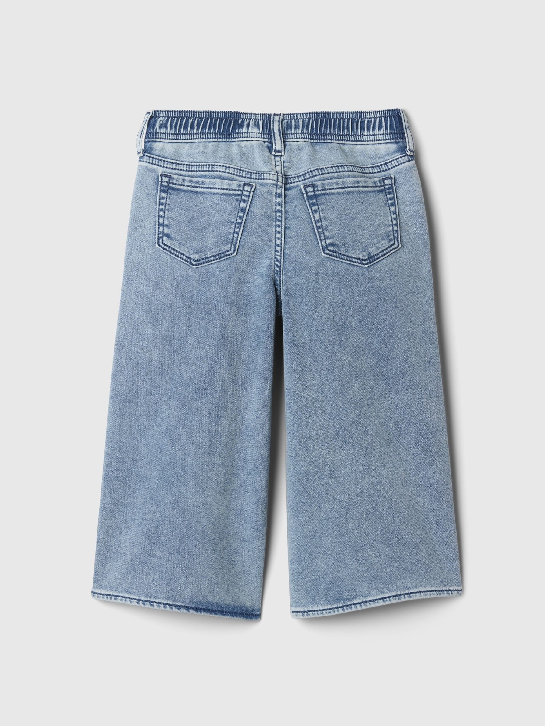 Blue Knit Pull On Baggy Jeans (6mths-5yrs) - Image 2 of 3