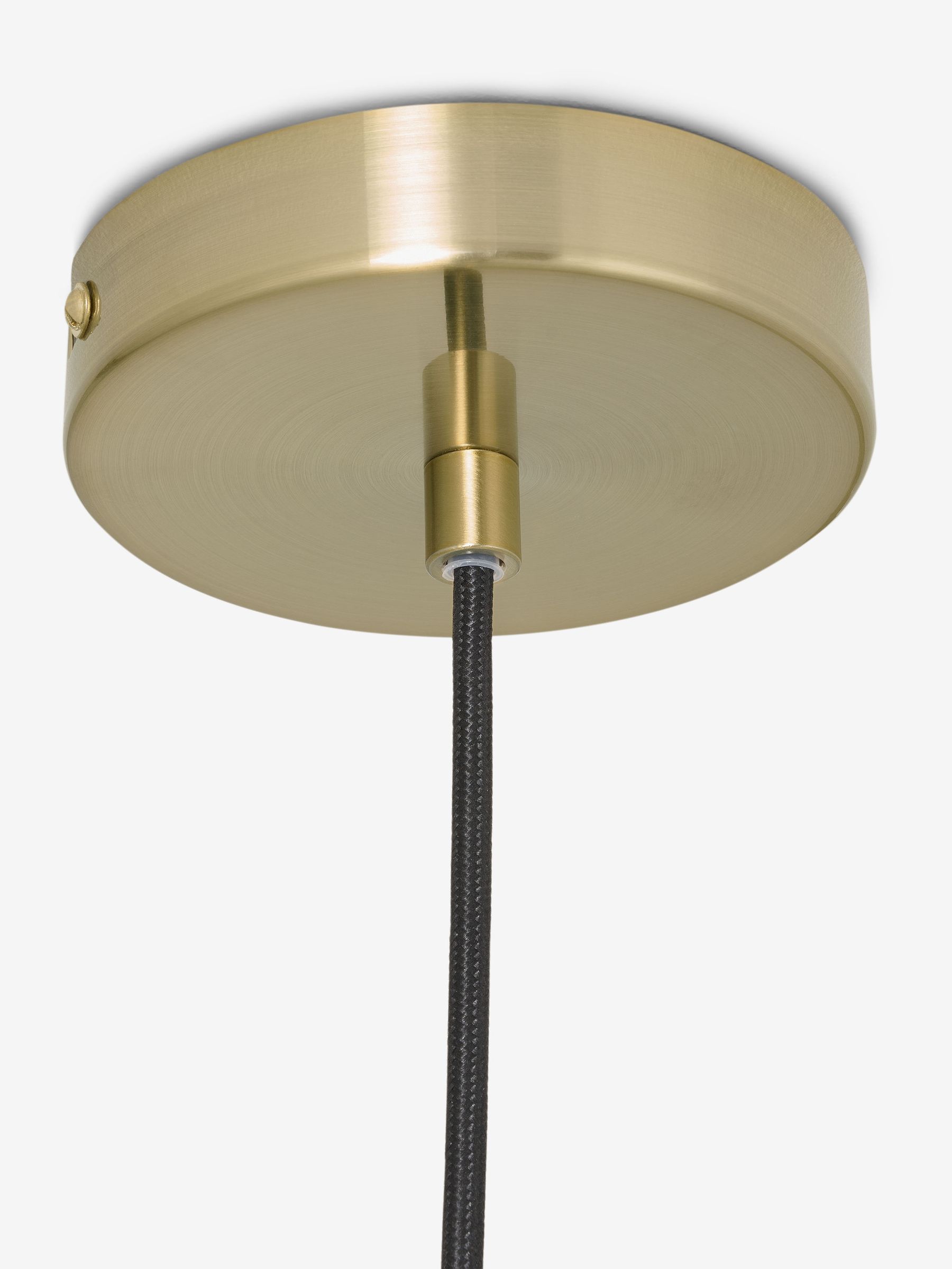 Bell Chandelier Ceiling Light in Brass - Image 4 of 6