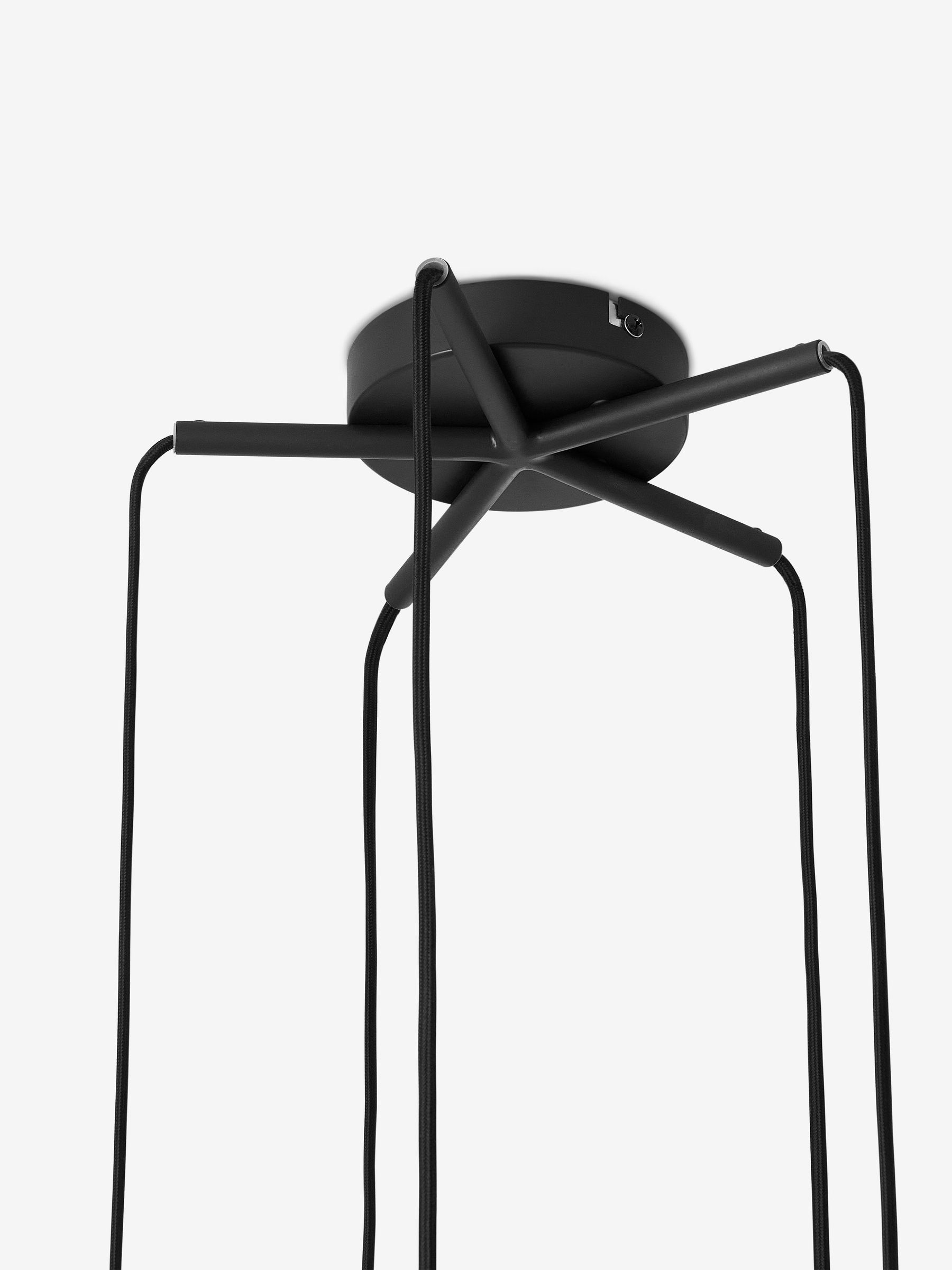 Mika 5 Cluster Light in Black/Champagne - Image 7 of 7