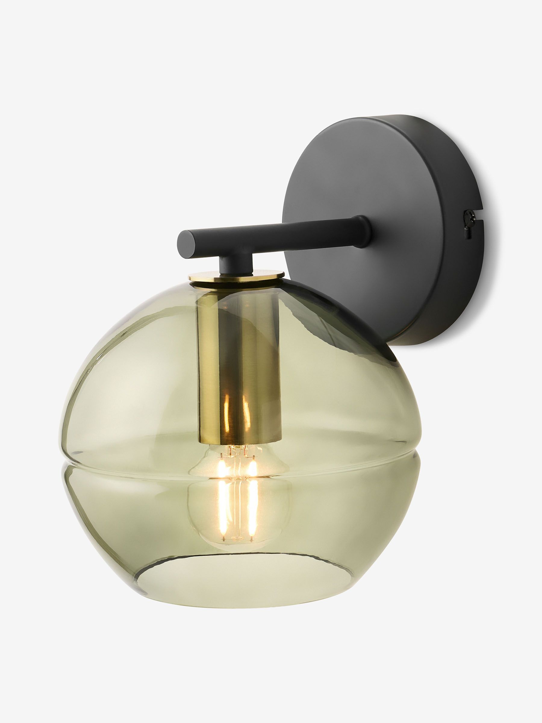 Mika Wall Light in Black/Green - Image 4 of 6