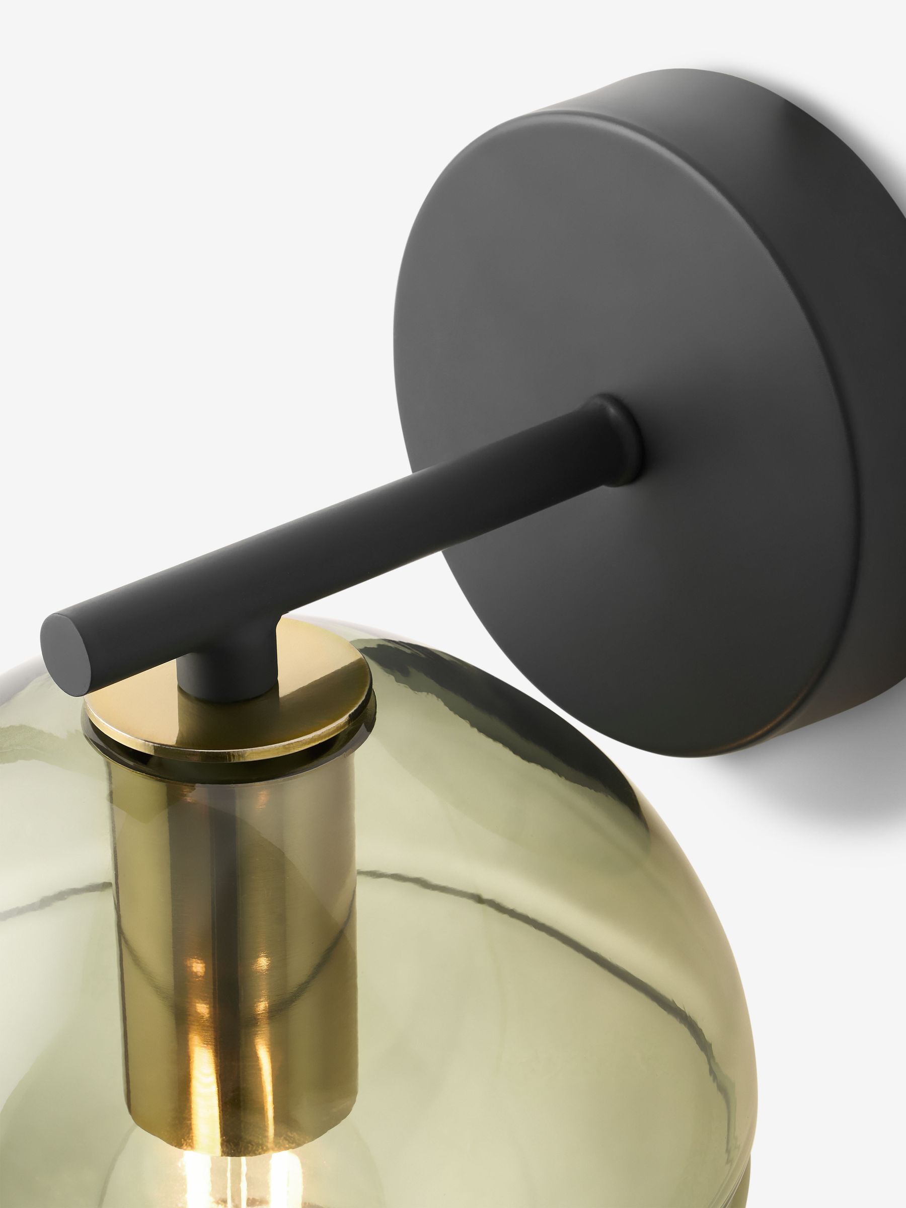 Mika Wall Light in Black/Green - Image 5 of 6