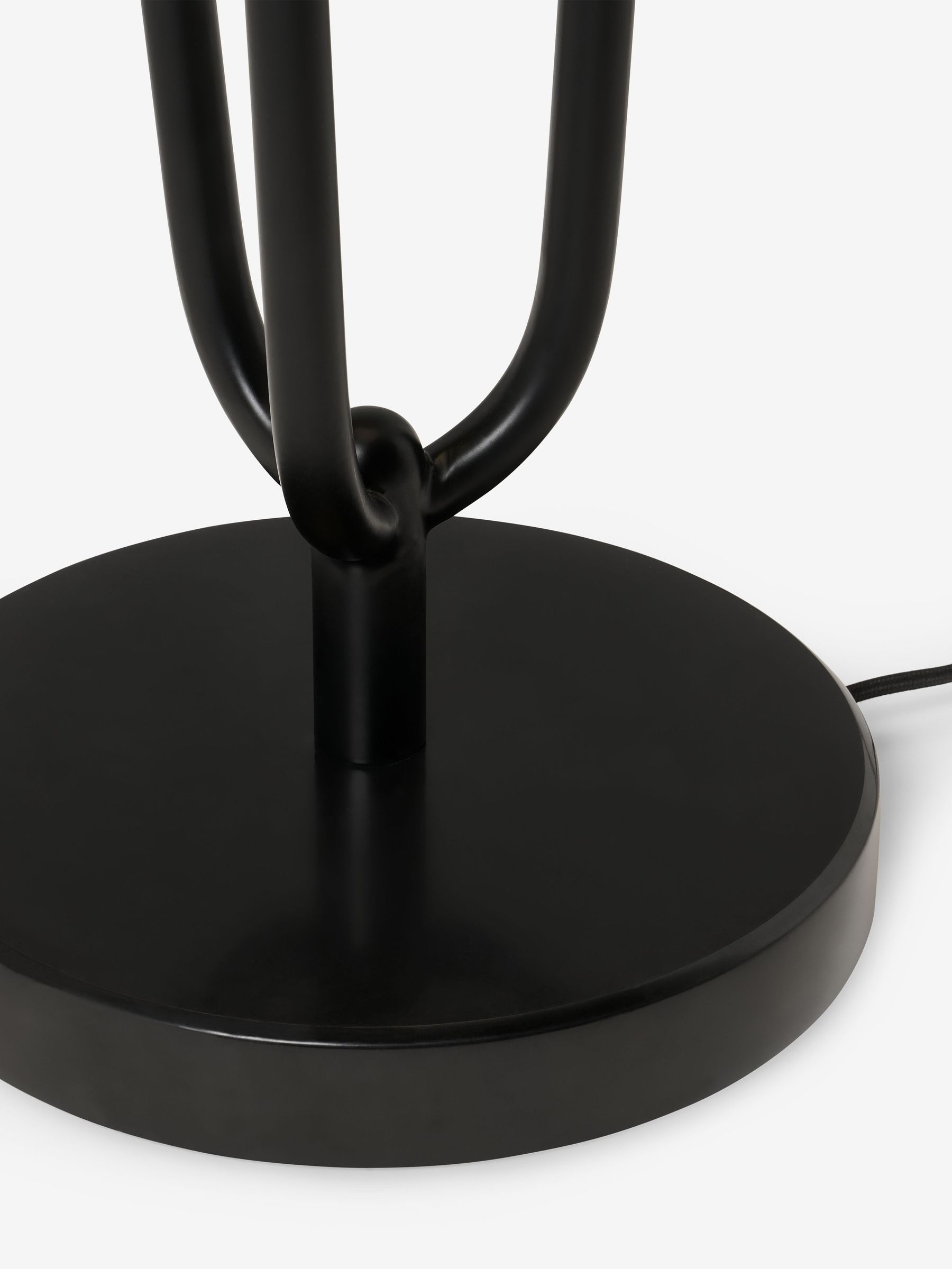 Miko Floor Lamp in Black/Nude - Image 6 of 8