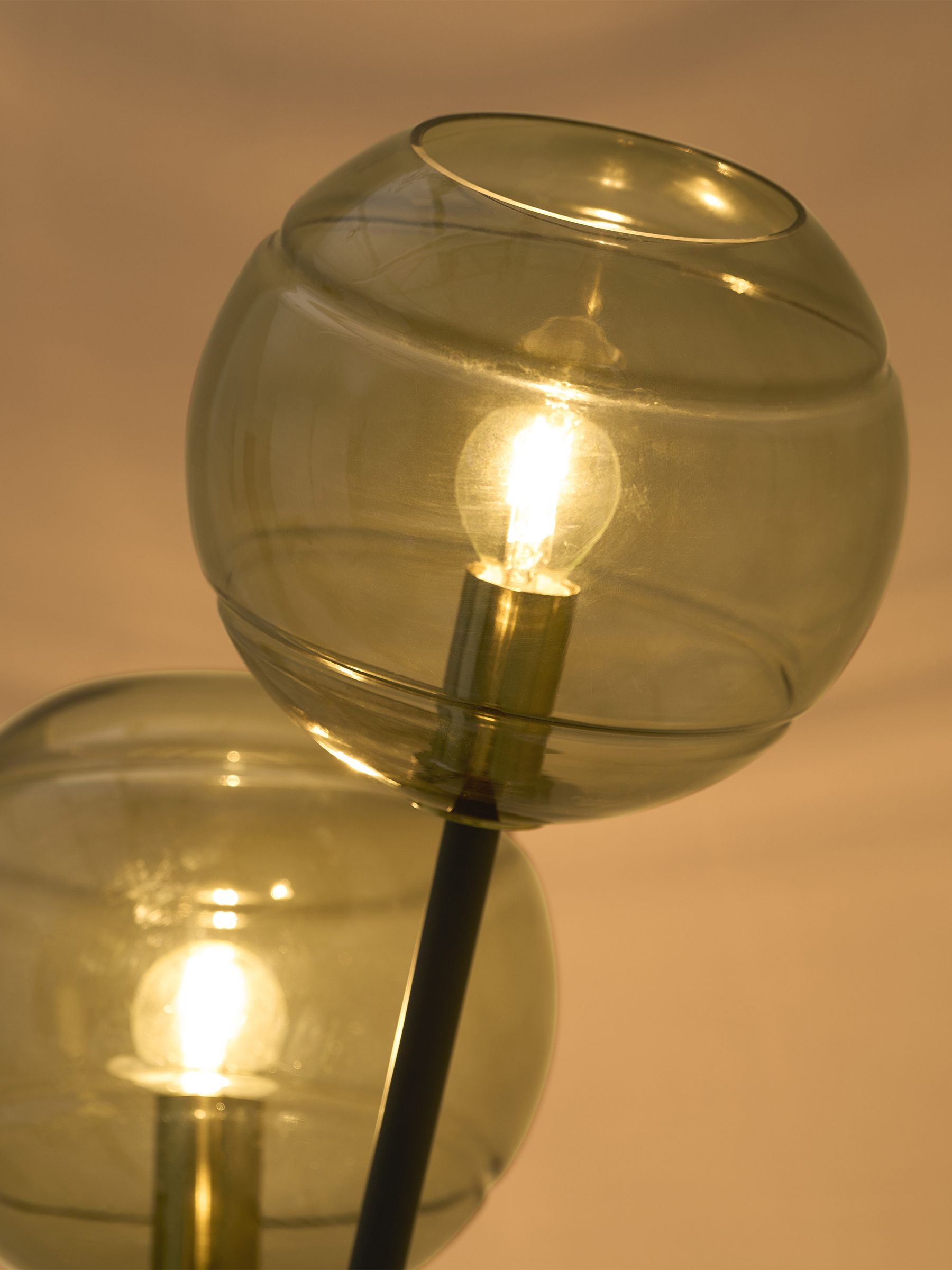 Mika Floor Lamp in Black/Green - Image 2 of 7