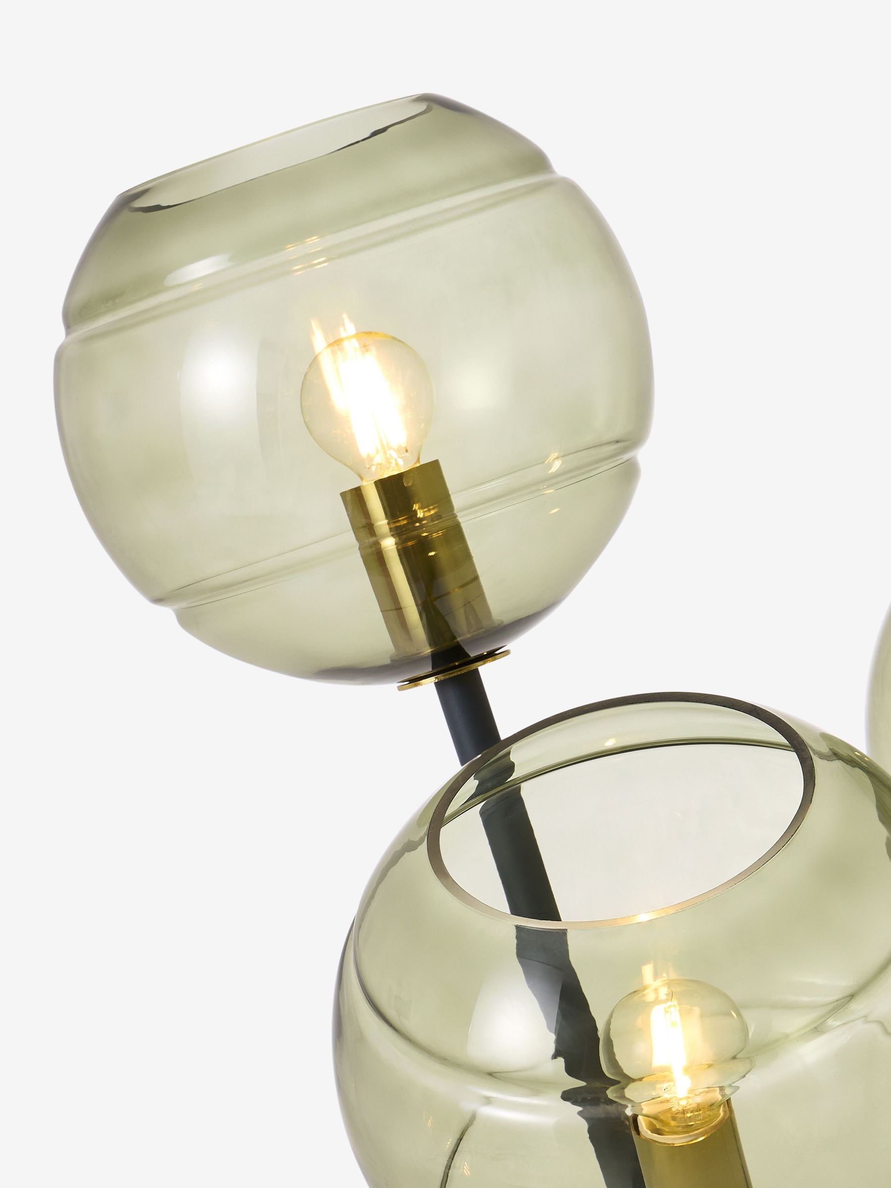 Mika Floor Lamp in Black/Green - Image 5 of 7