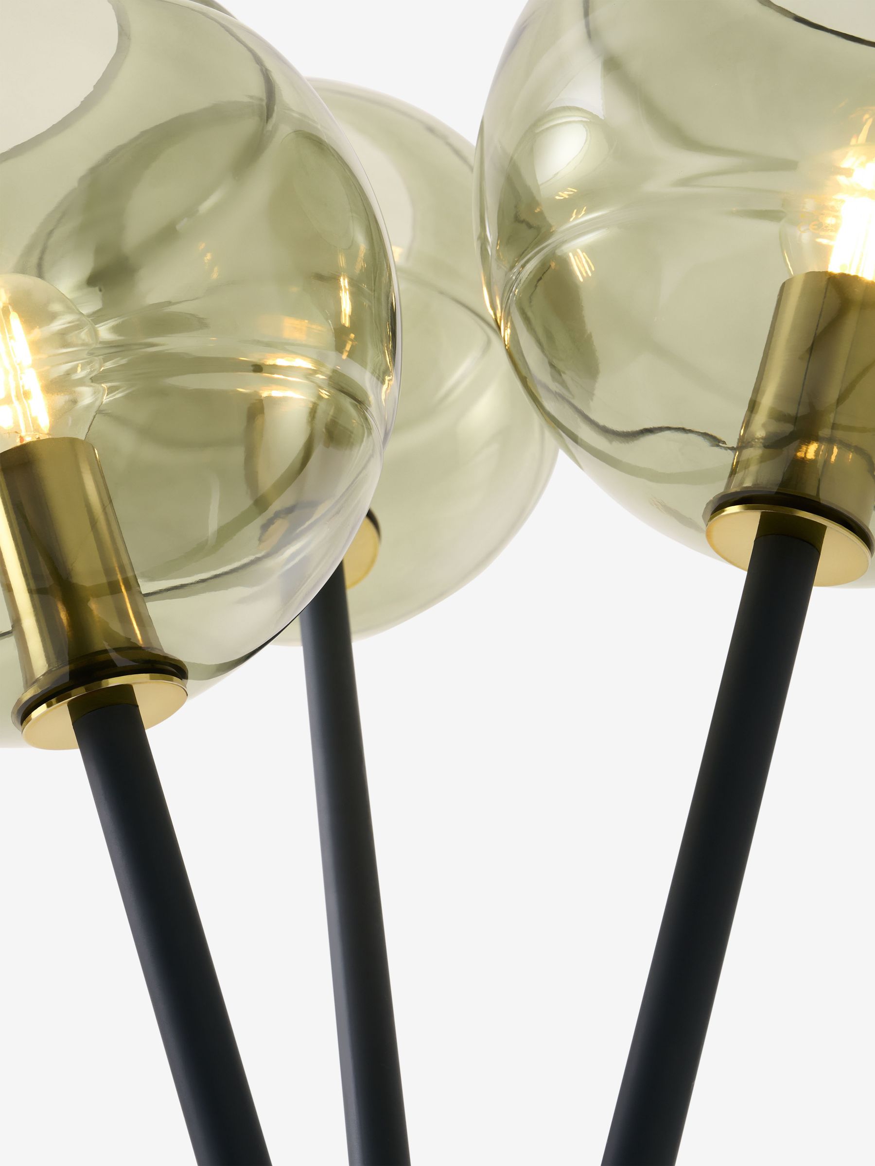 Mika Floor Lamp in Black/Green - Image 6 of 7