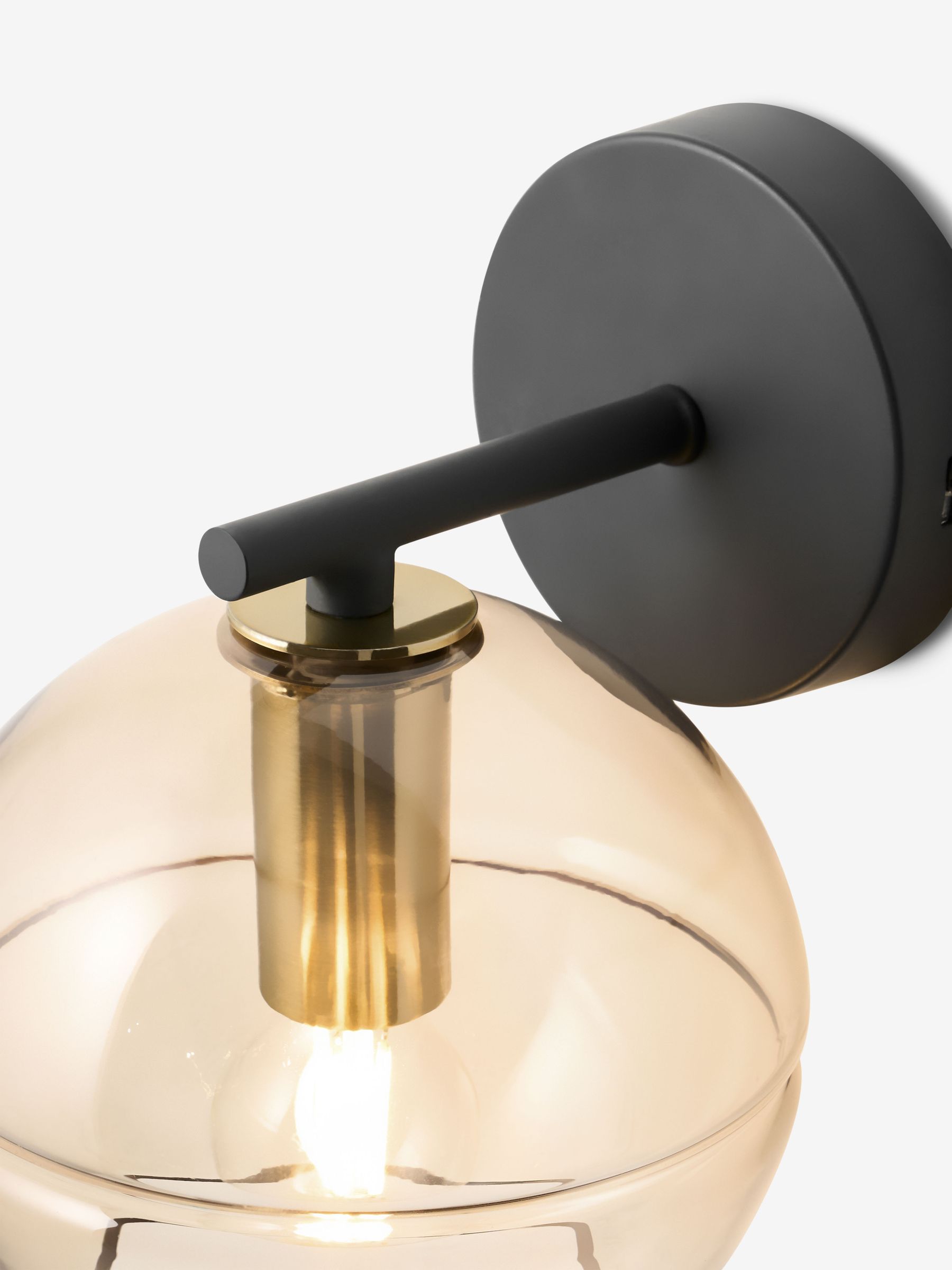 Mika Wall Light in Black/Champagne - Image 6 of 6