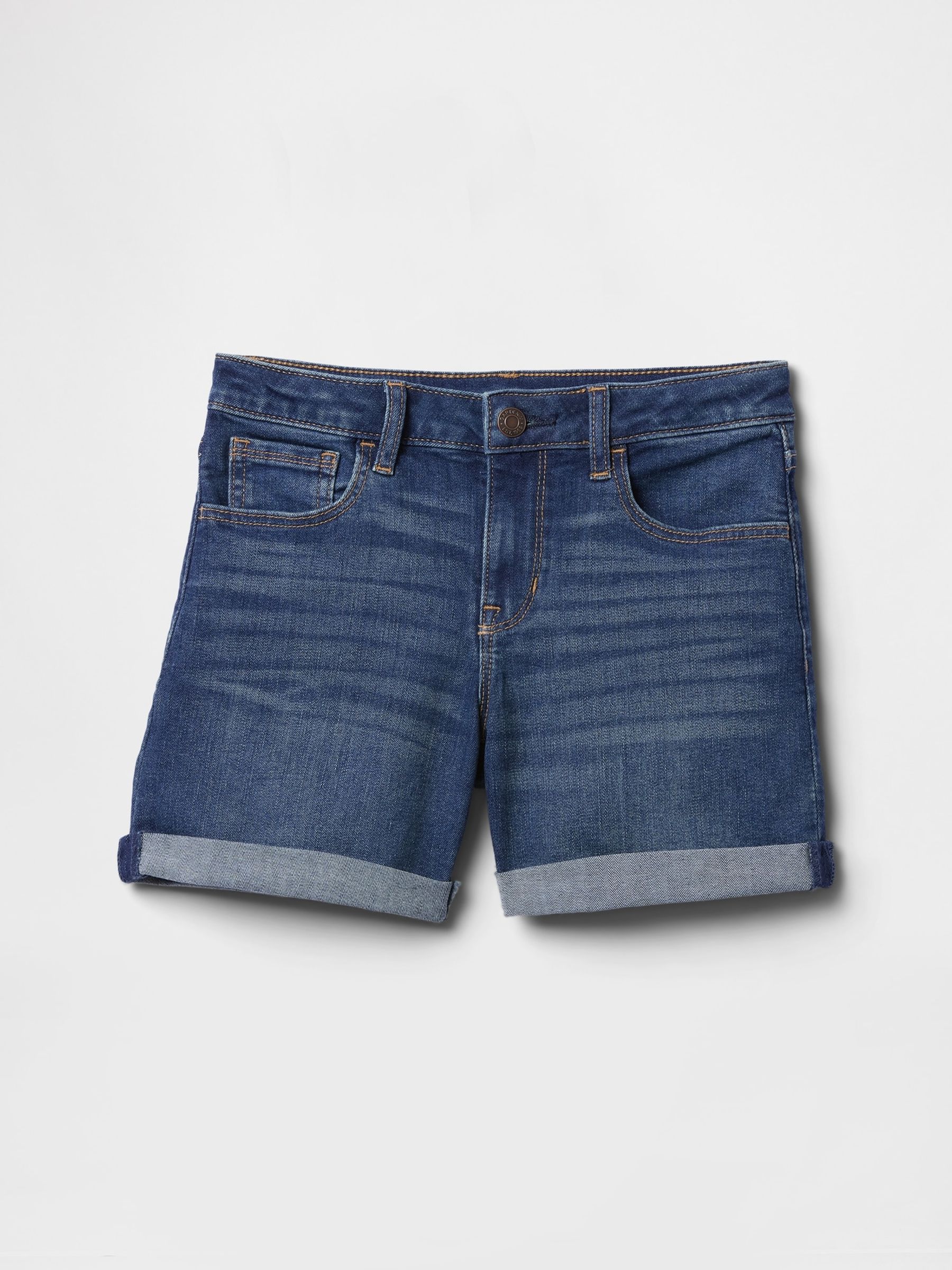 Blue Denim Midi Shorts (5-13yrs) - Image 4 of 5