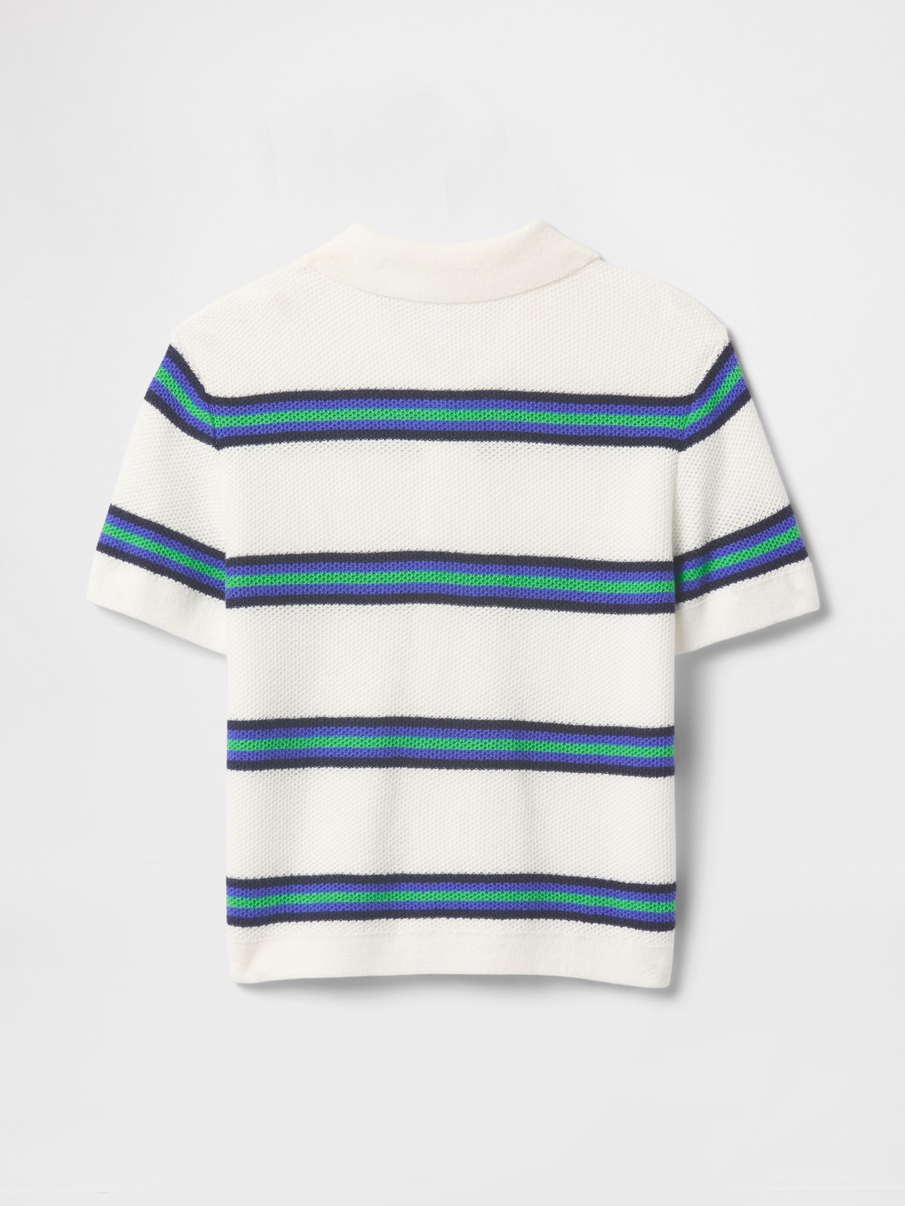 White Crochet Cabana Shirt (6mths-5yrs) - Image 3 of 4