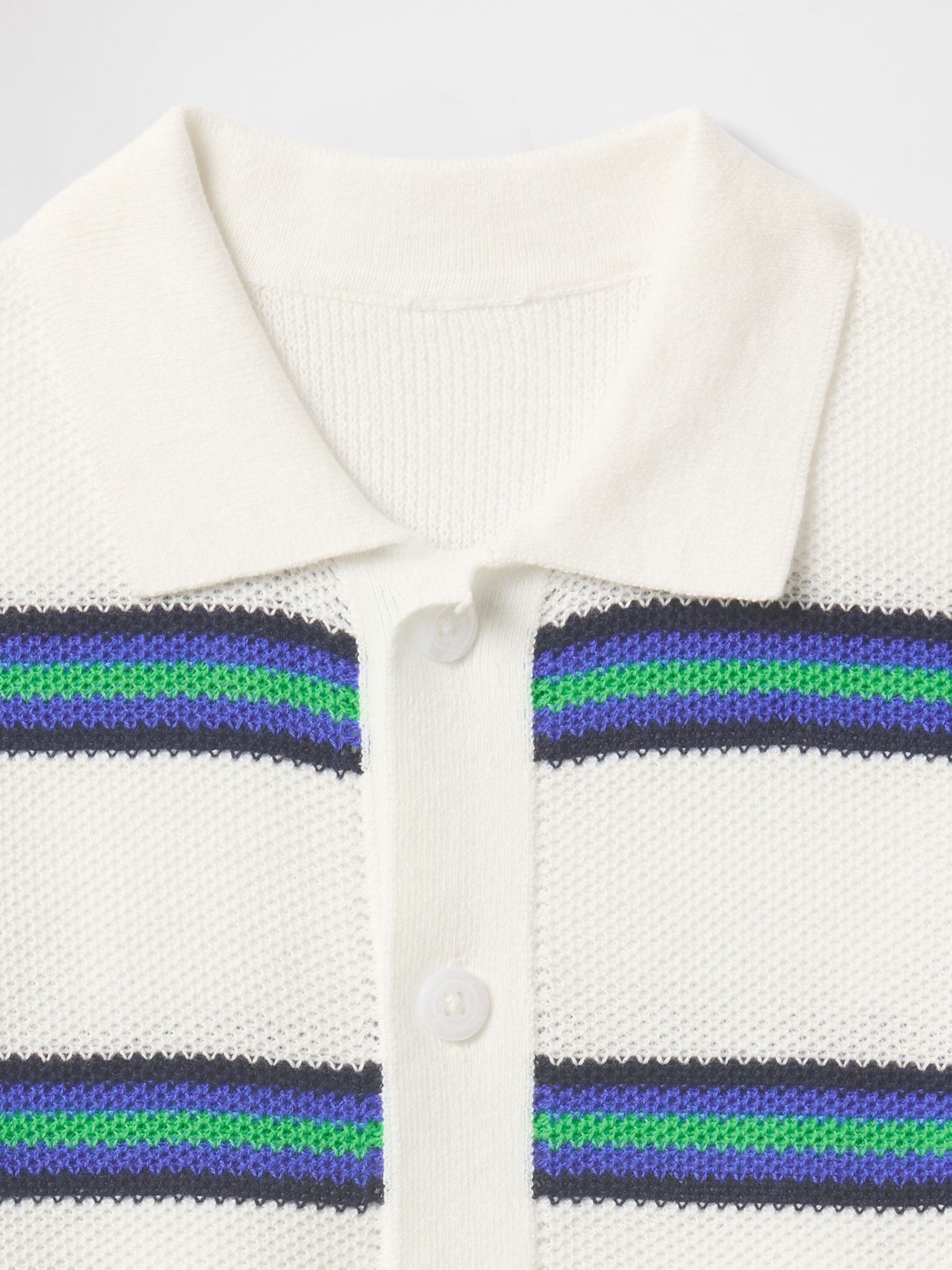 White Crochet Cabana Shirt (6mths-5yrs) - Image 4 of 4