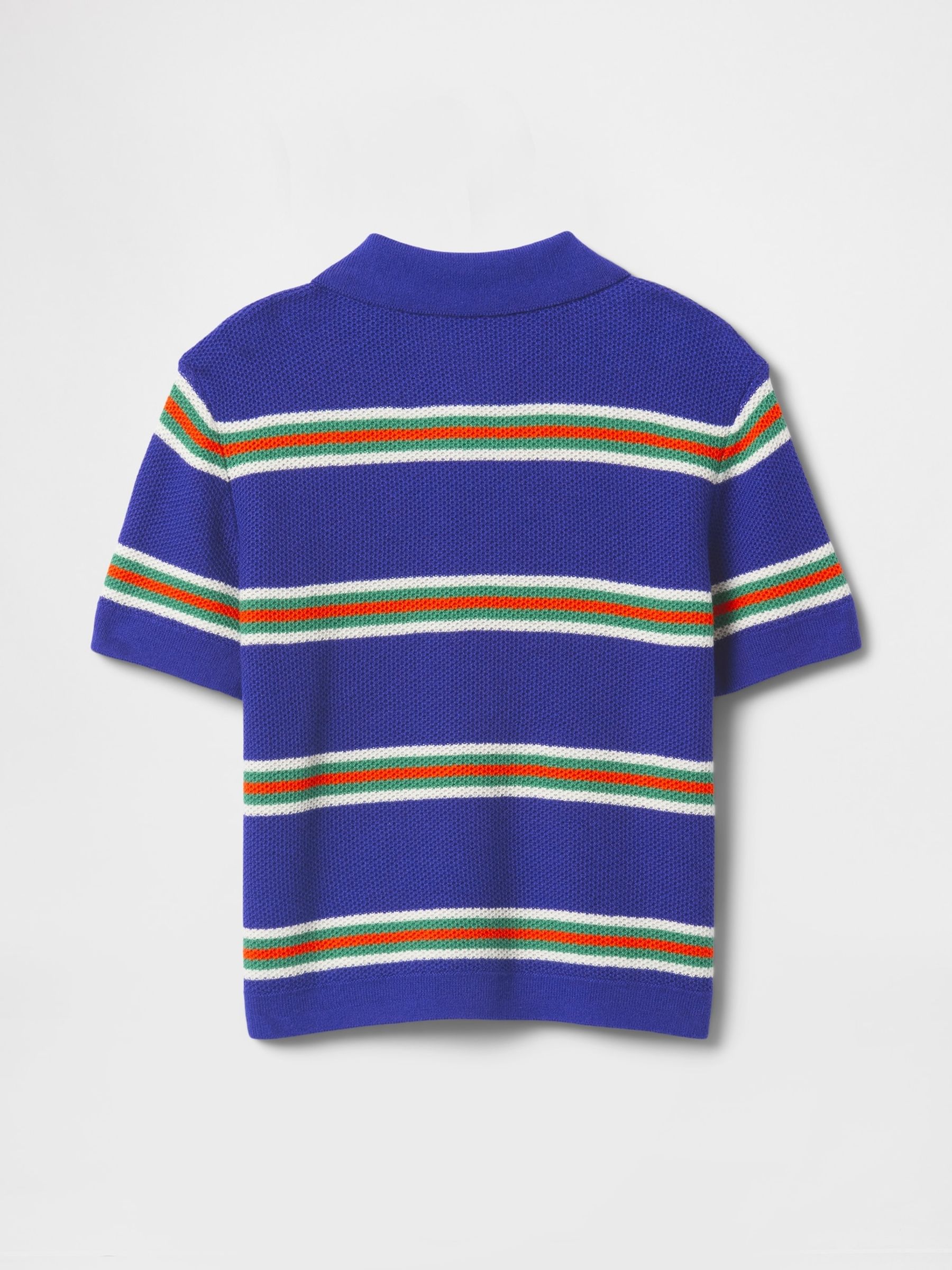 Blue Crochet Cabana Shirt (6mths-5yrs) - Image 3 of 4