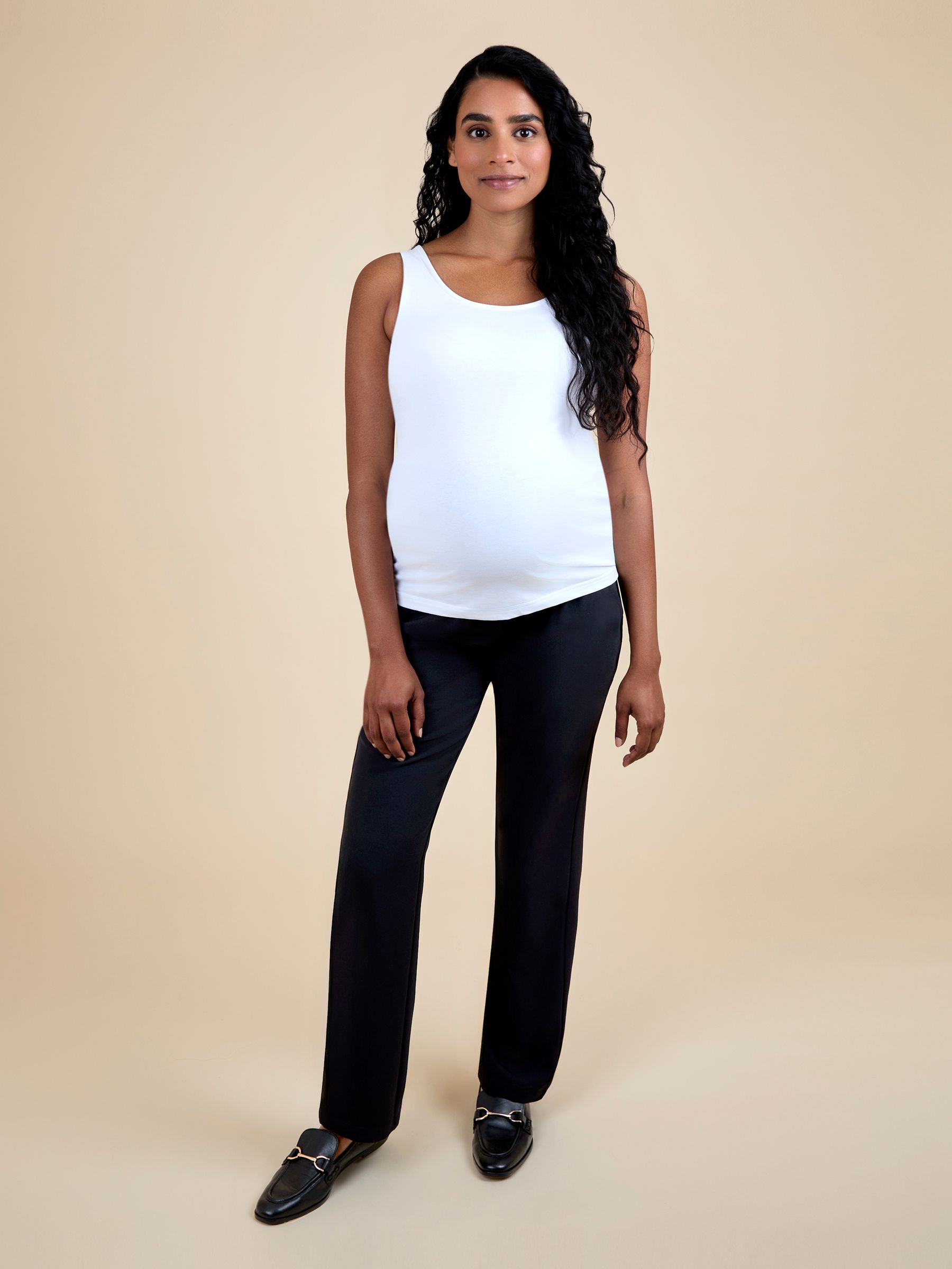 Black Straight Leg Trousers - Image 3 of 5