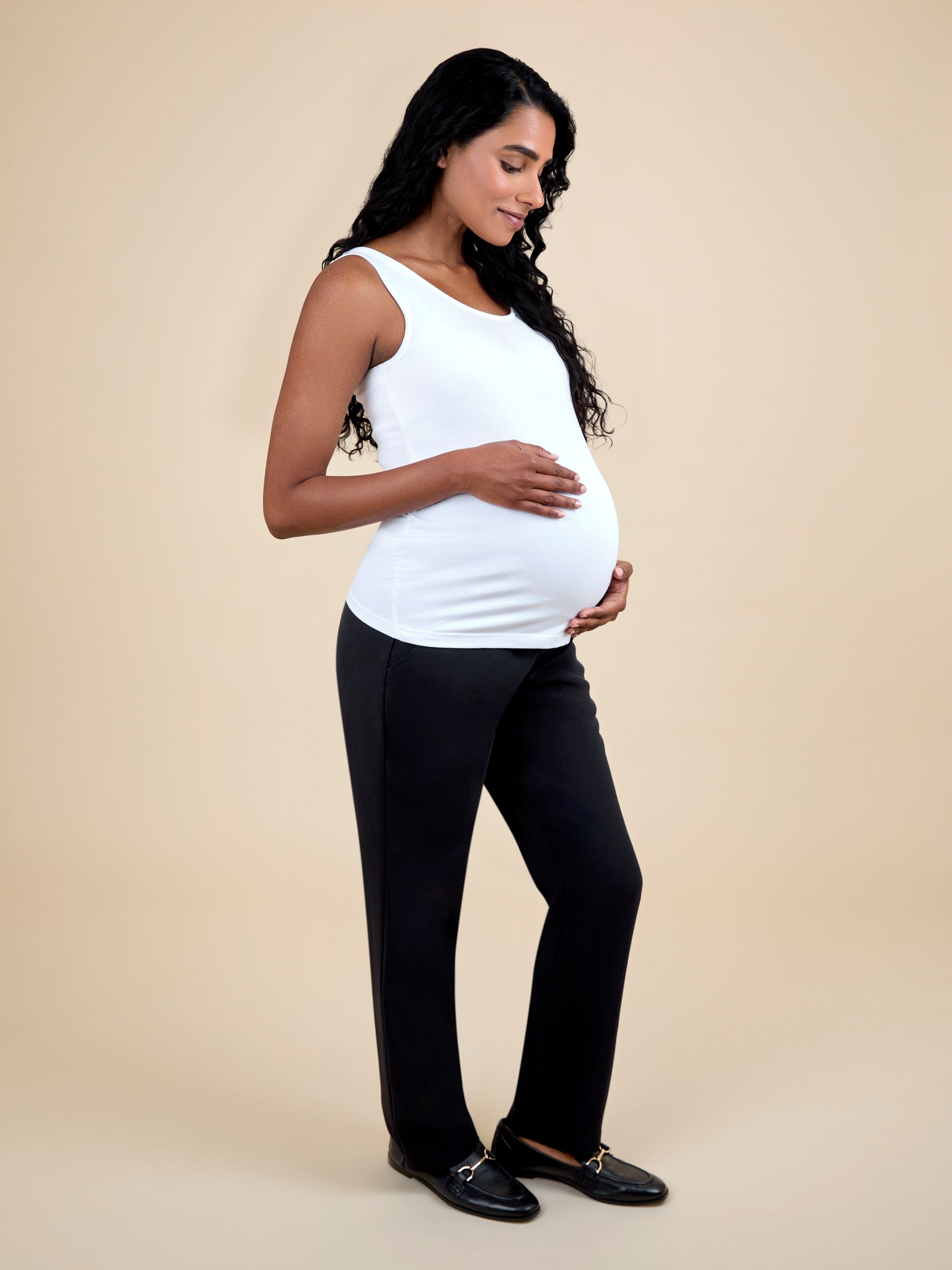 Black Straight Leg Trousers - Image 4 of 5