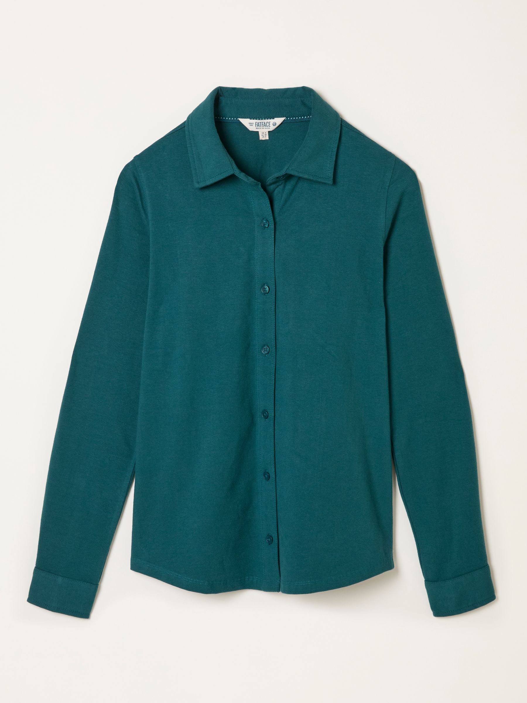 Selby Teal Blue Jersey Shirt - Image 5 of 5