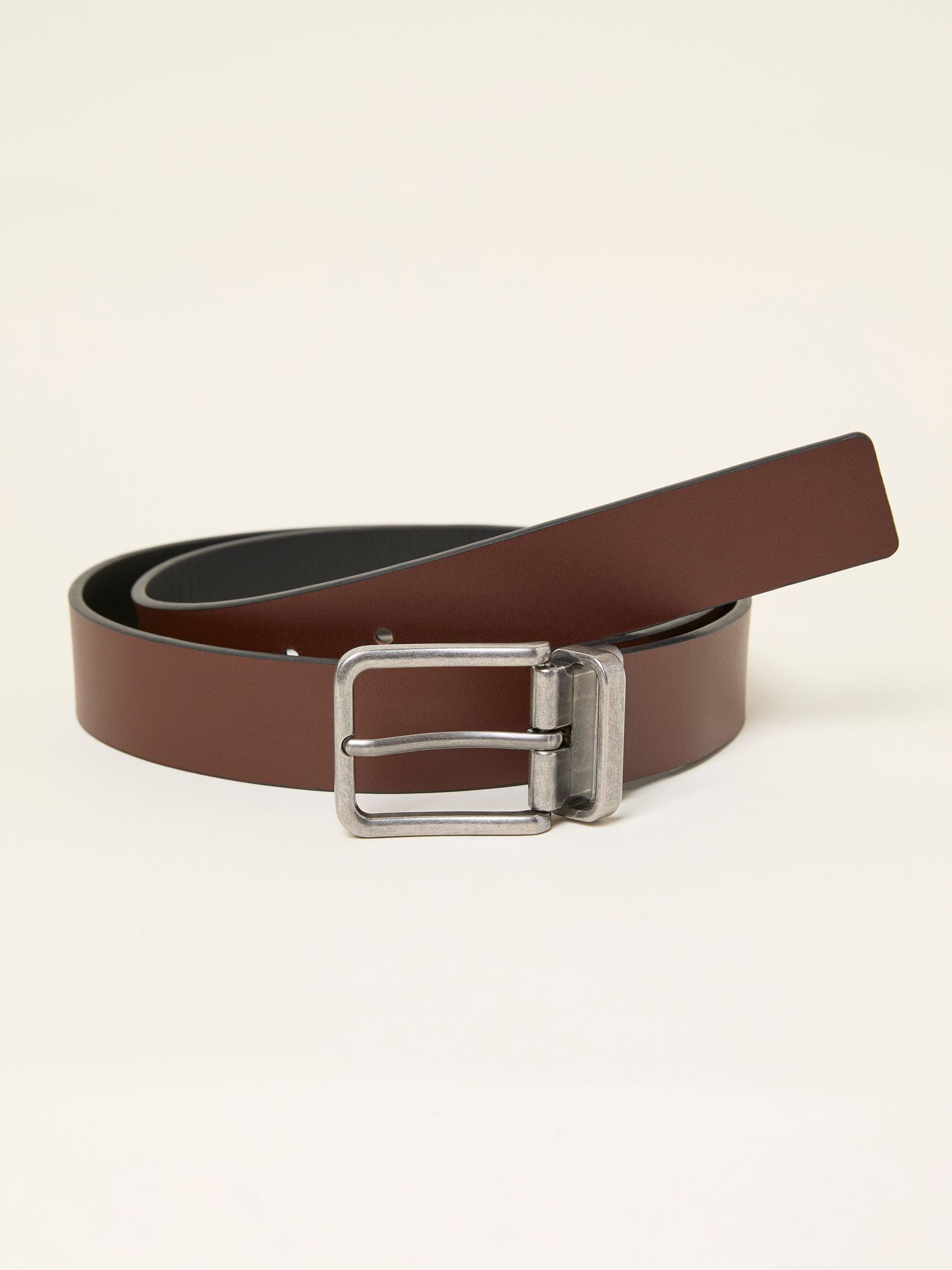 Black/Brown Reversible Leather Belt - Image 2 of 3