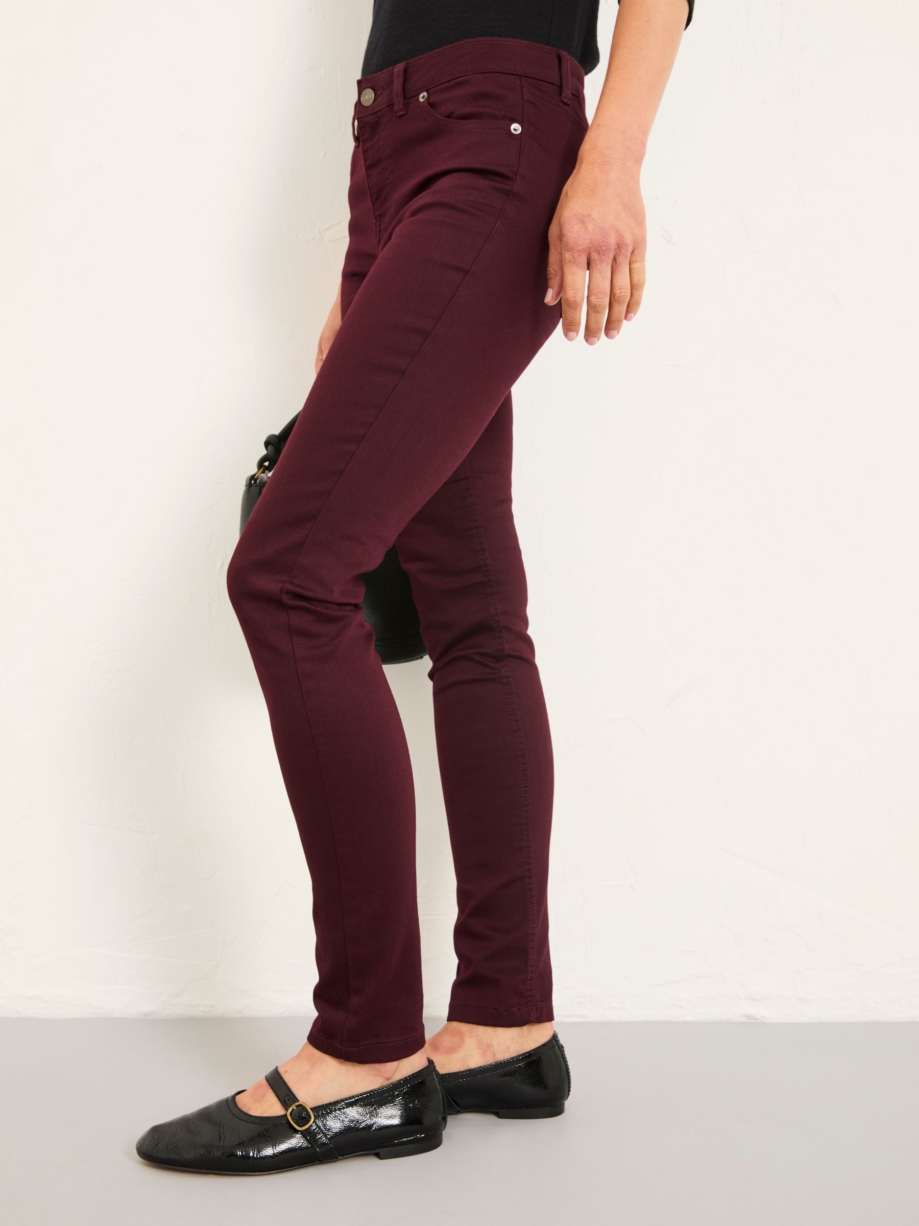 Hayle Burgundy Red Five Pocket Jegging - Image 4 of 6