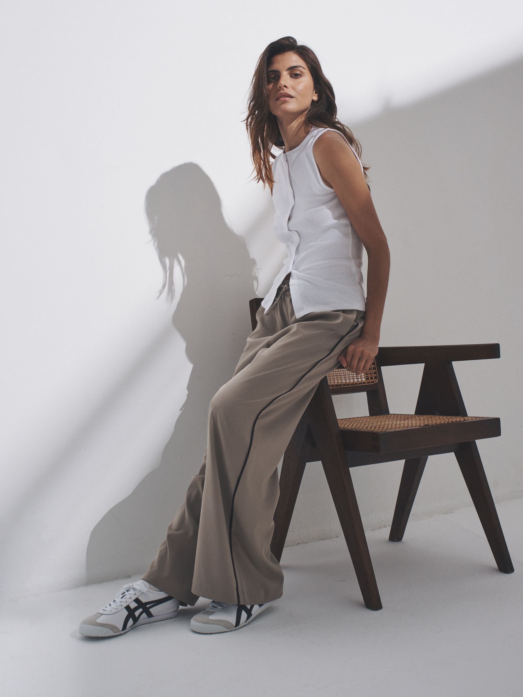 Black/Neutral Taupe - 2 Pack Wide Leg Trousers - Image 6 of 10