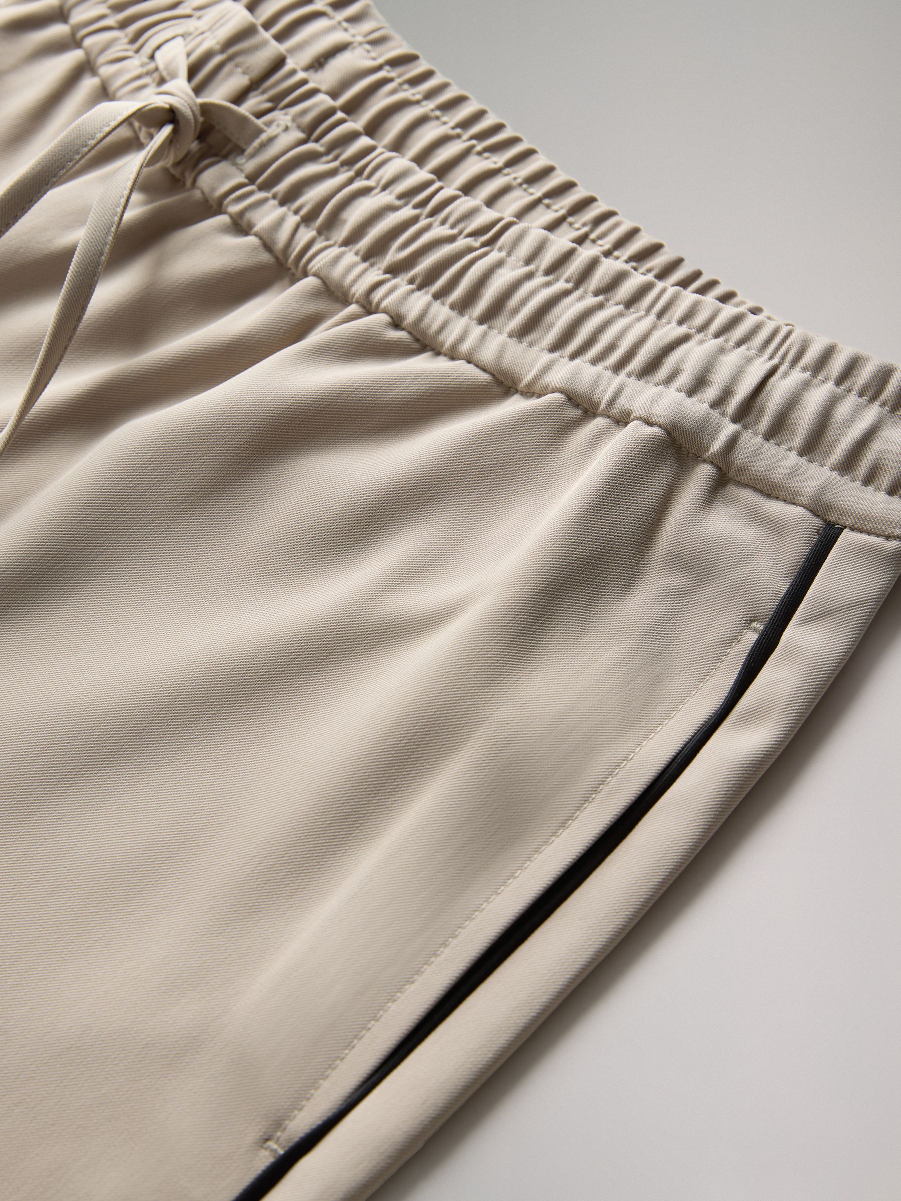 Black/Neutral Taupe 2 Pack Wide Leg Trousers - Image 6 of 6