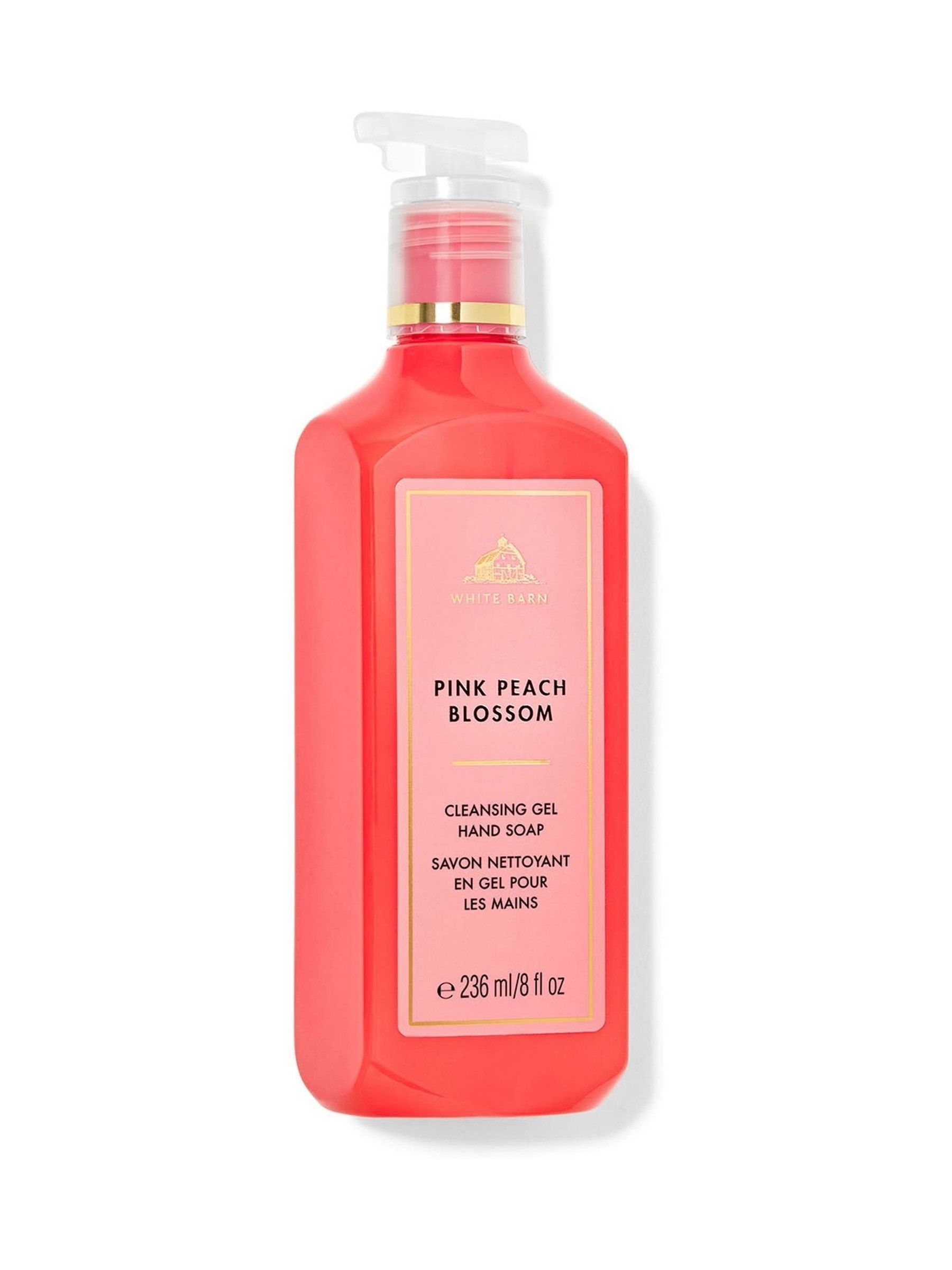 Pink Peach Blossom Cleansing Gel Hand Soap 236ml - Image 1 of 2
