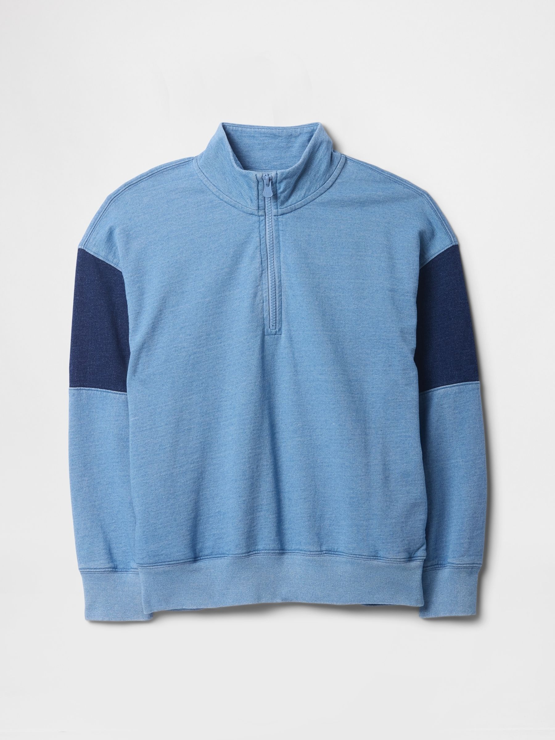 Blue Vintage Soft Half-Zip Logo Pullover (4-13yrs) - Image 5 of 5