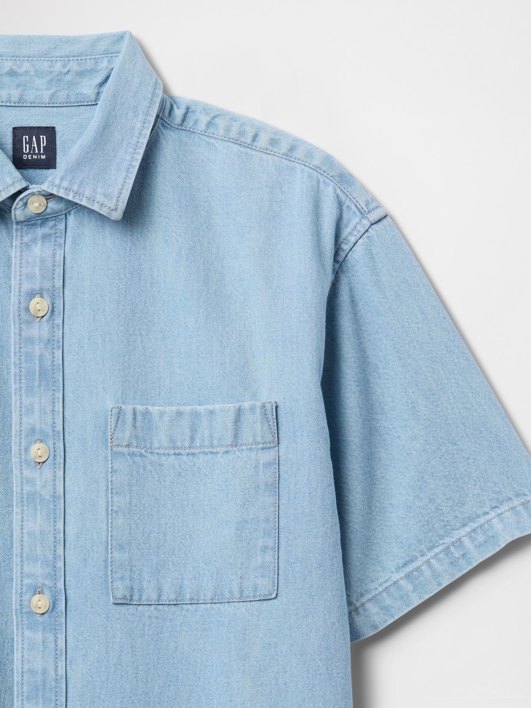 Blue Denim Shirt (4-13yrs) - Image 5 of 5