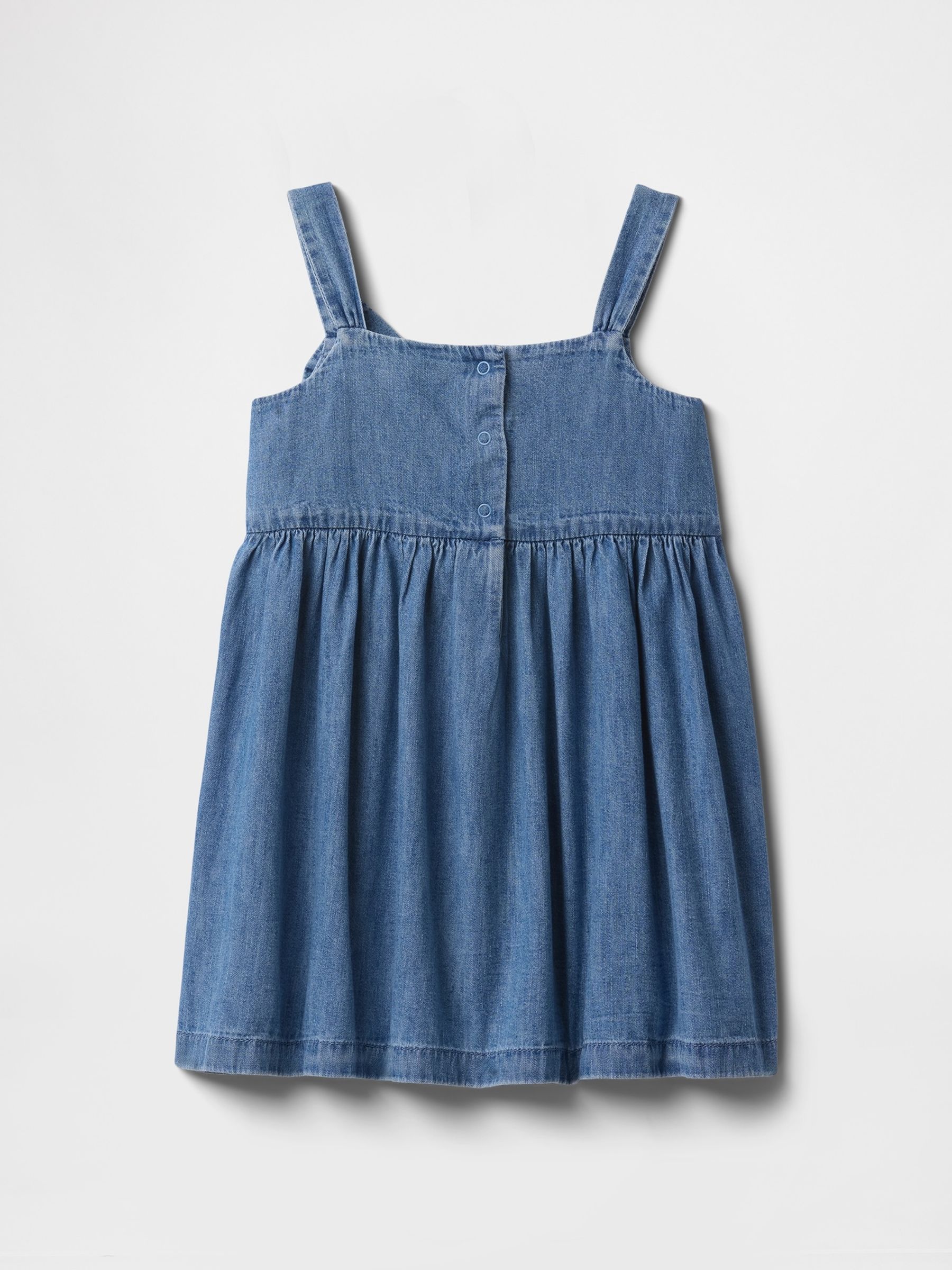 Blue Bow Denim Dress (6mths-5yrs) - Image 3 of 3