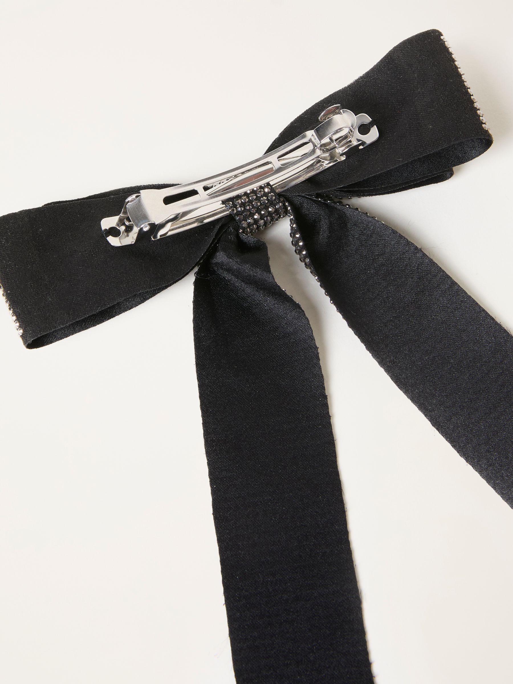 Black Sparkle Hair Bow - Image 2 of 2