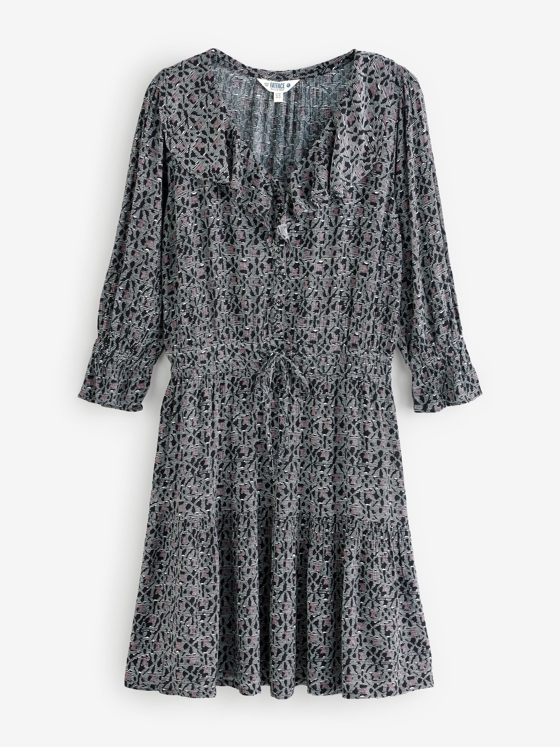 Orla Black Tapestry Floral Petite Dress - Image 6 of 6