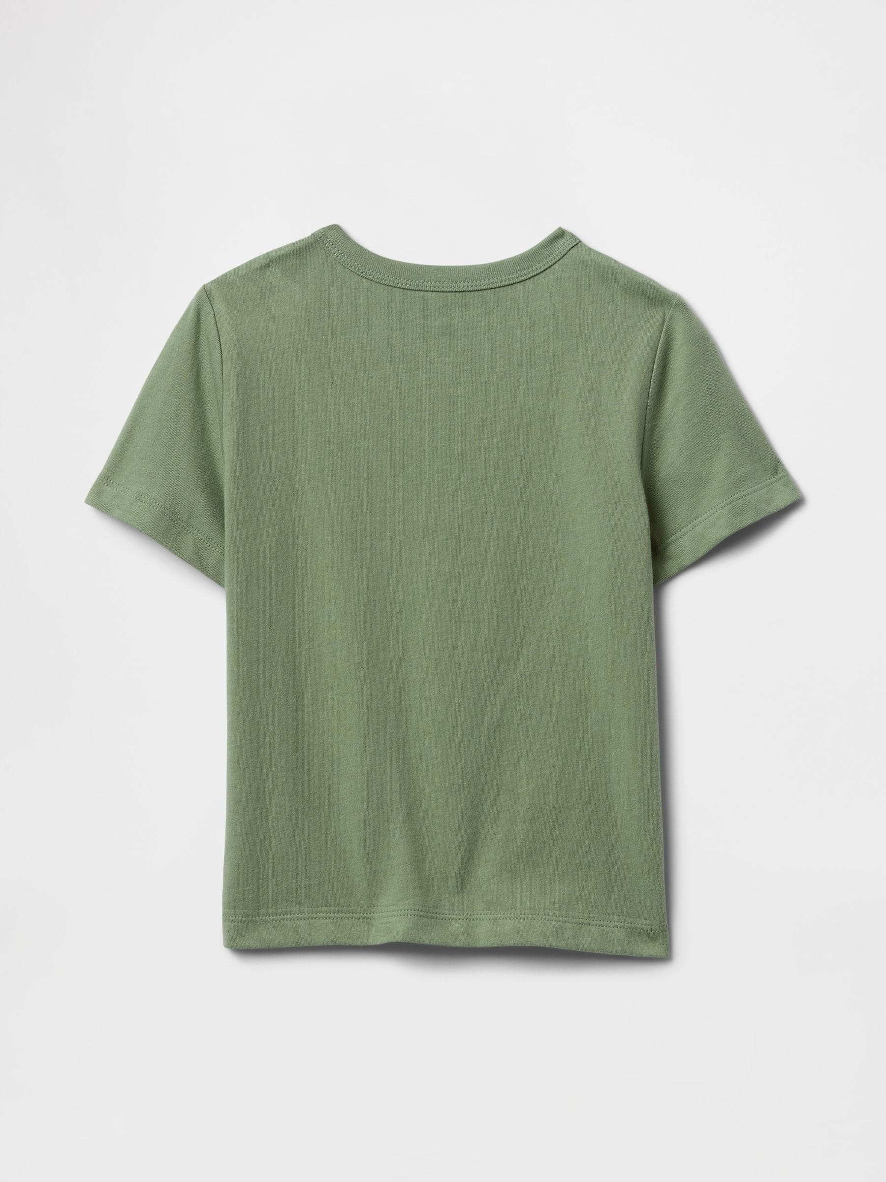 Green Dinosaur Short Sleeve Graphic T-Shirt (6mths-5yrs) - Image 2 of 2