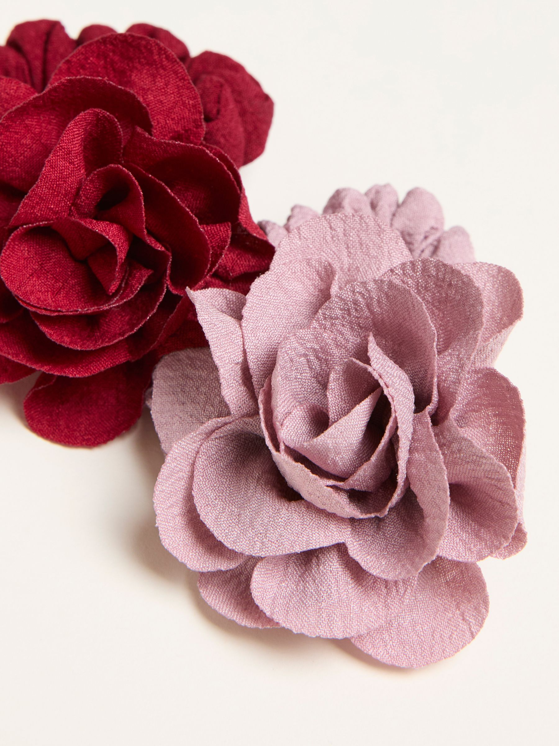 Pink 2 Pack Corsage Hair Ties - Image 2 of 2 Pink 2 Pack Corsage Hair Ties - Image 2 of 2