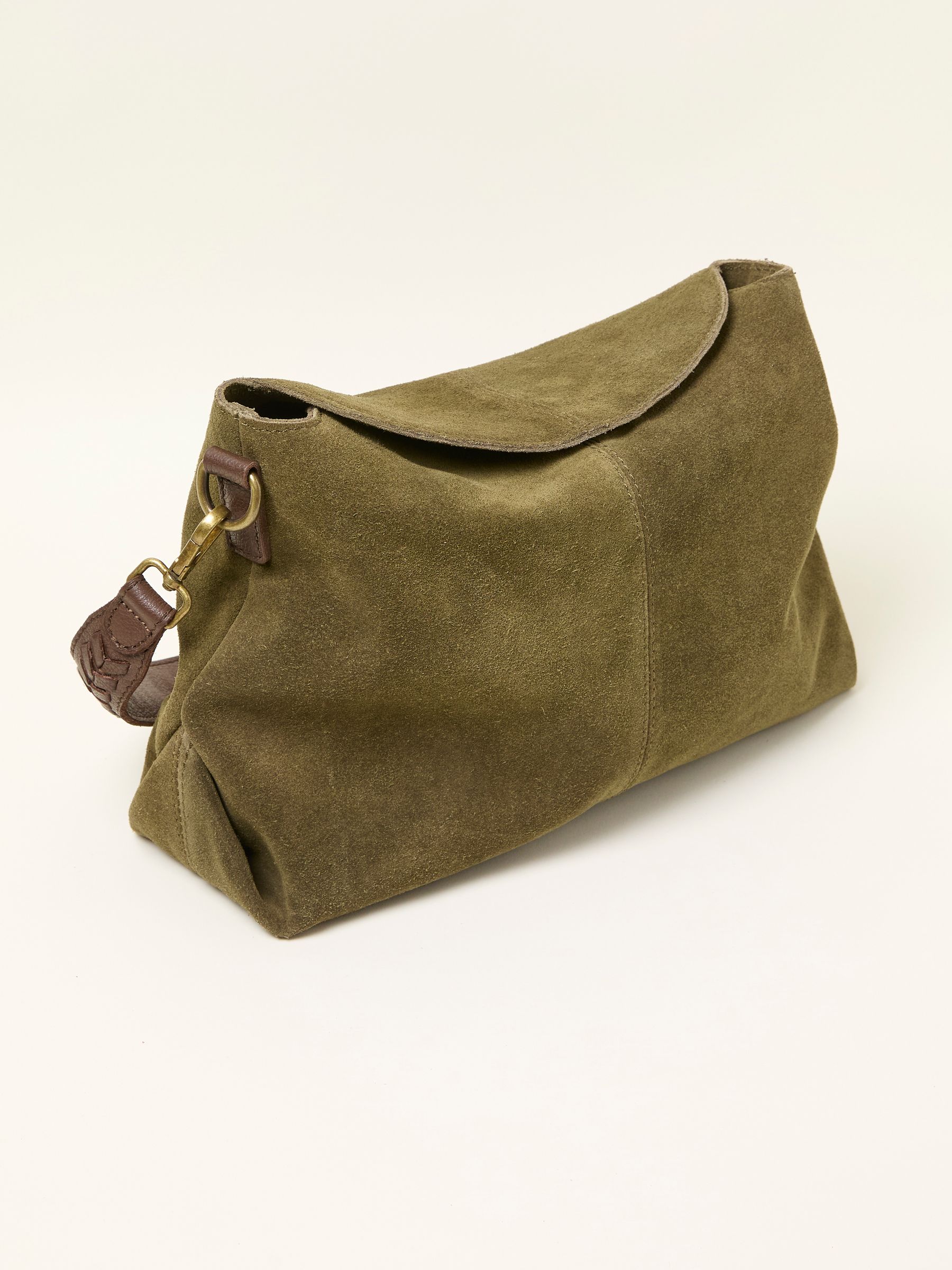 Green Suede Envelope Bag - Image 4 of 5
