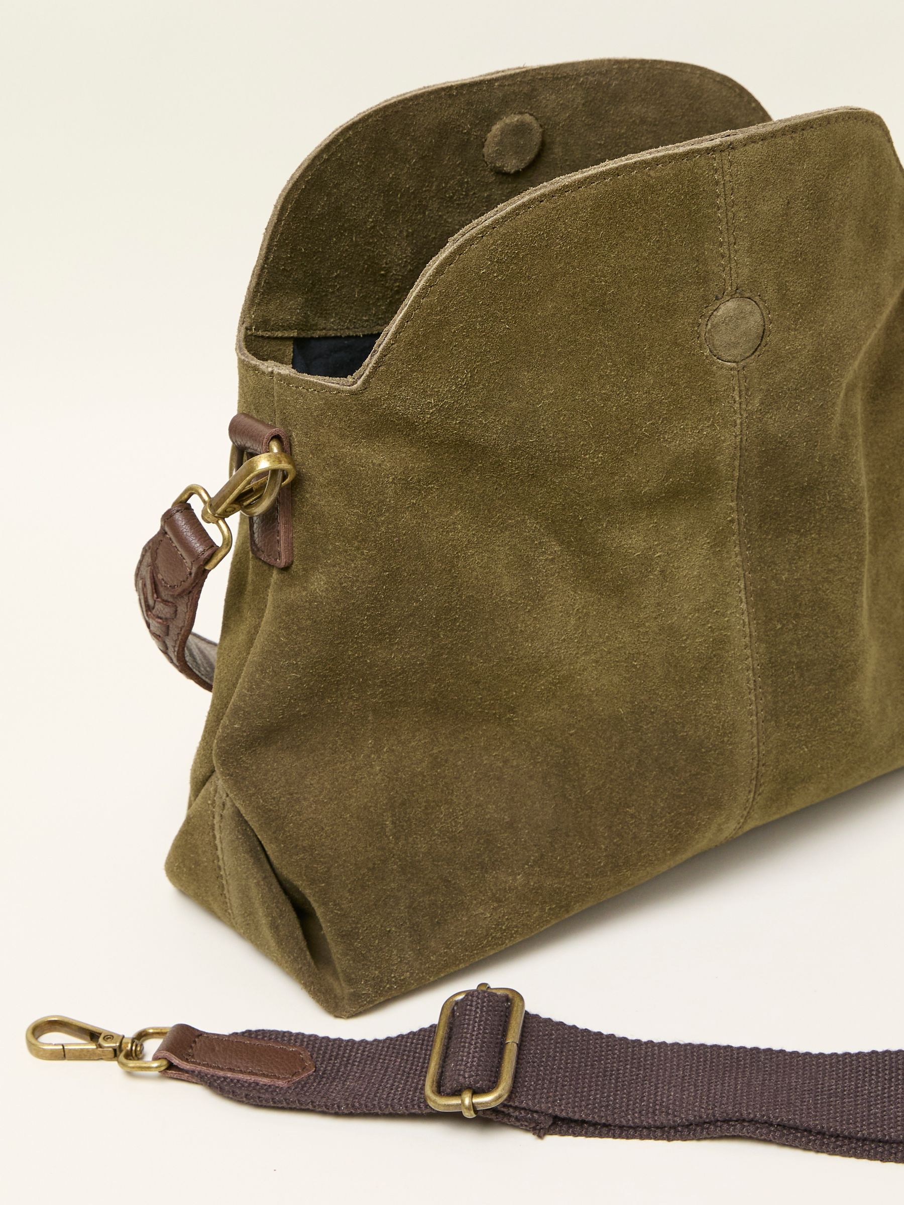 Green Suede Envelope Bag - Image 5 of 5