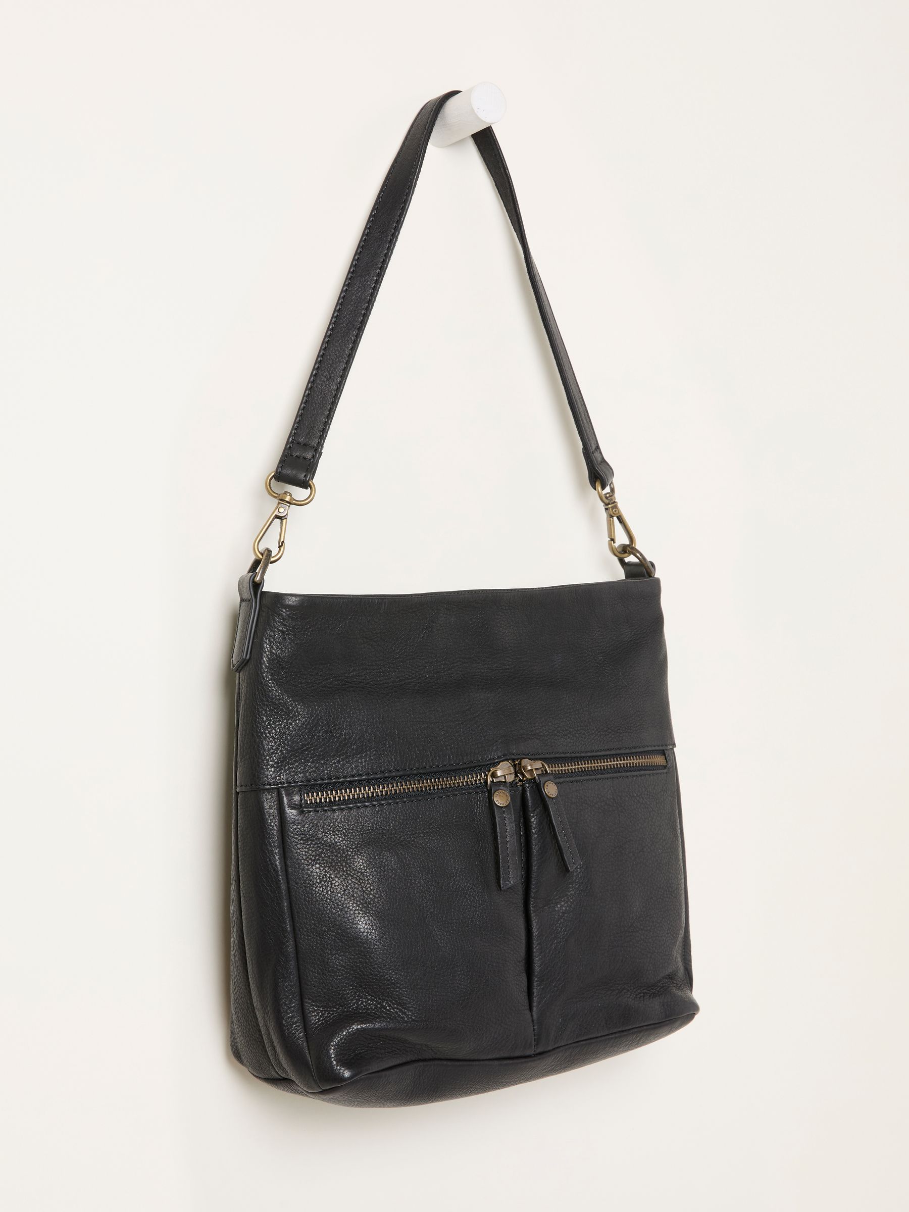 Bella Black Zip Detail Bag - Image 3 of 4