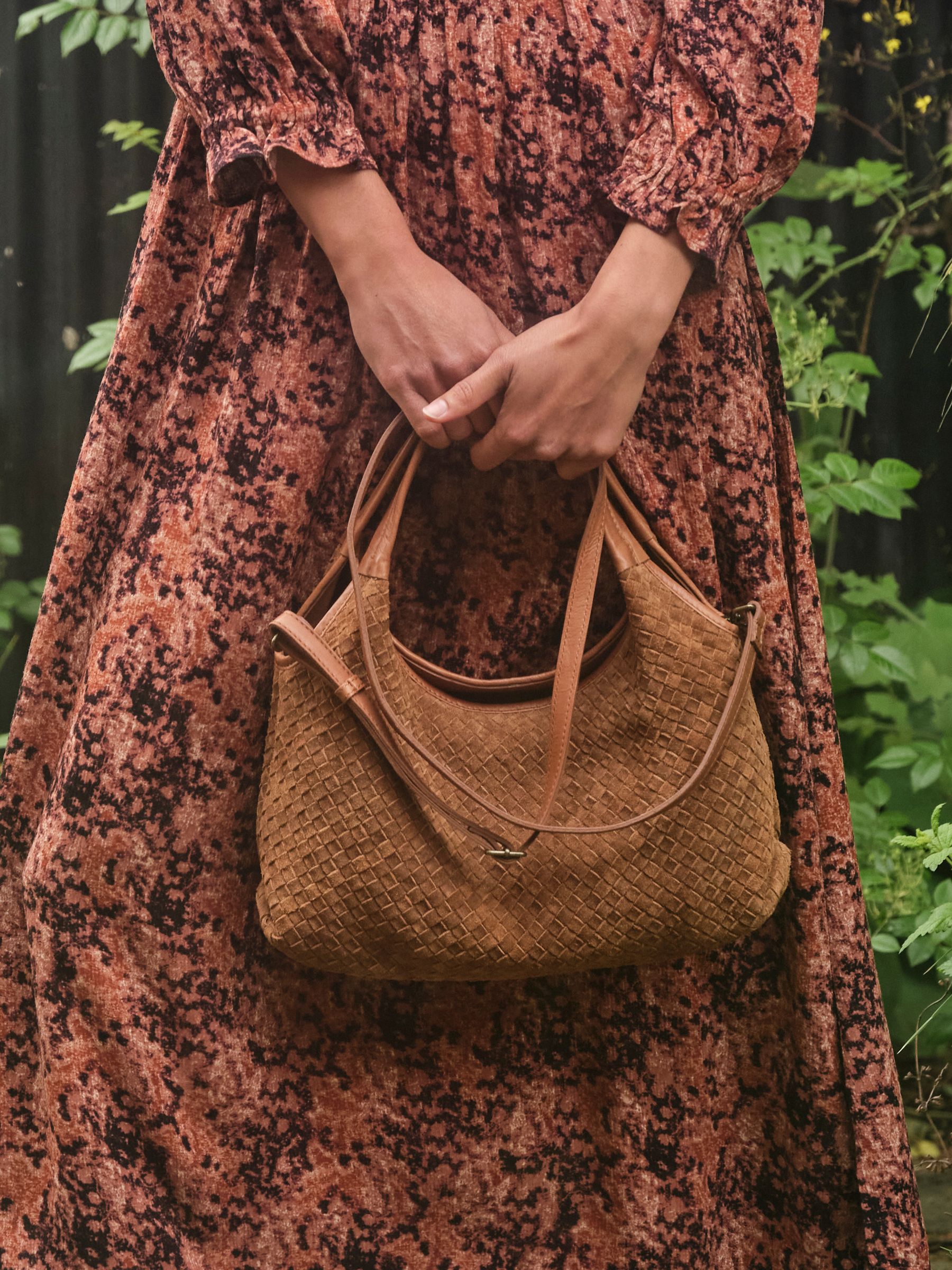 Esme Tan Brown Woven Handbag - Image 2 of 5