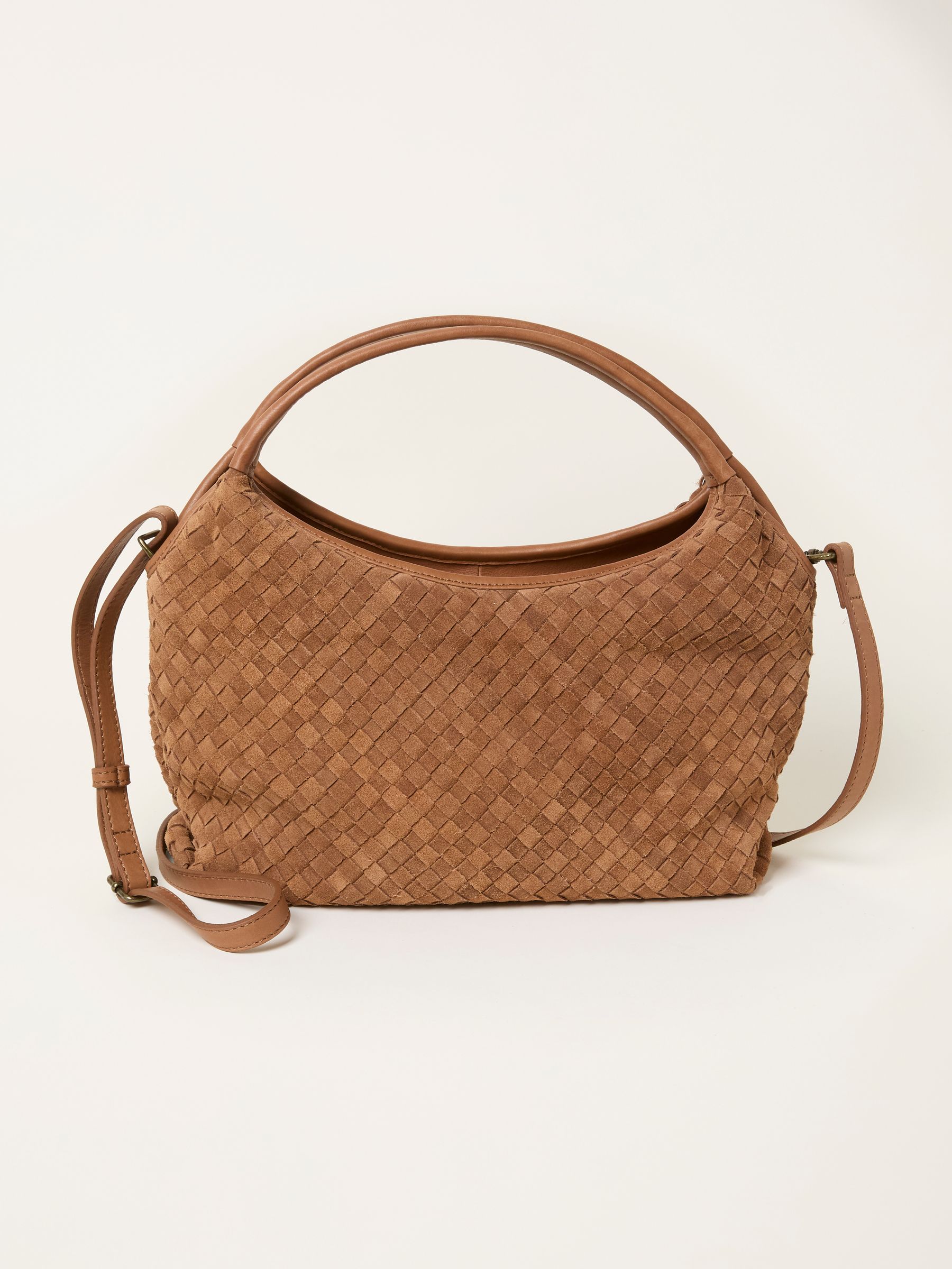 Esme Tan Brown Woven Handbag - Image 3 of 5