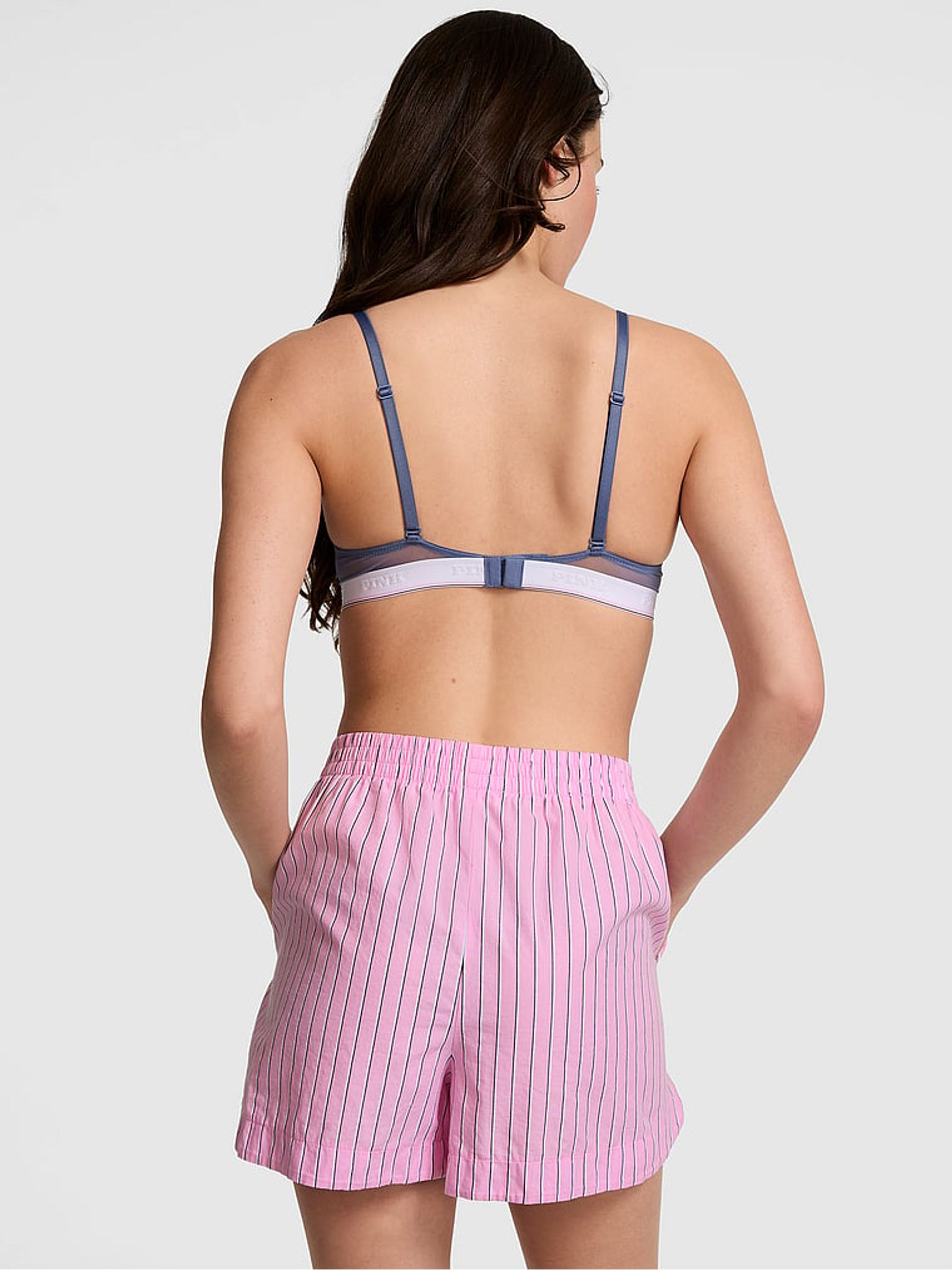Pink Lollipop Stripe Boyfriend Boxer Pyjama Shorts - Image 2 of 3