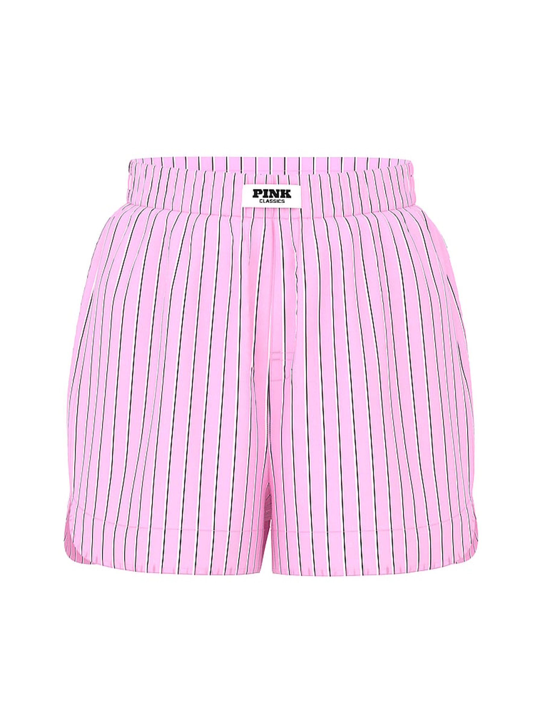 Pink Lollipop Stripe Boyfriend Boxer Pyjama Shorts - Image 3 of 3