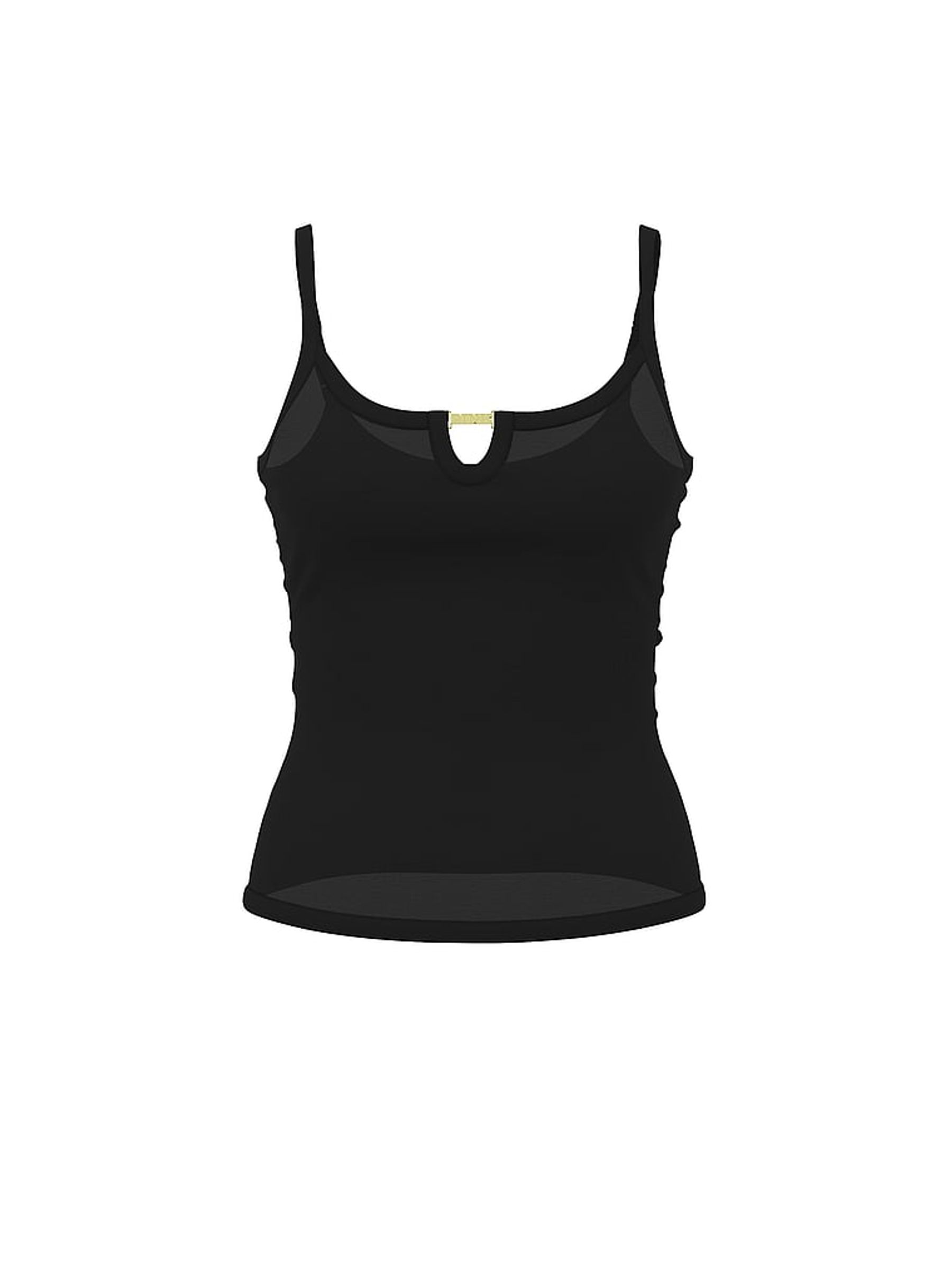 Black Keyhole PJ Cami Top - Image 4 of 4