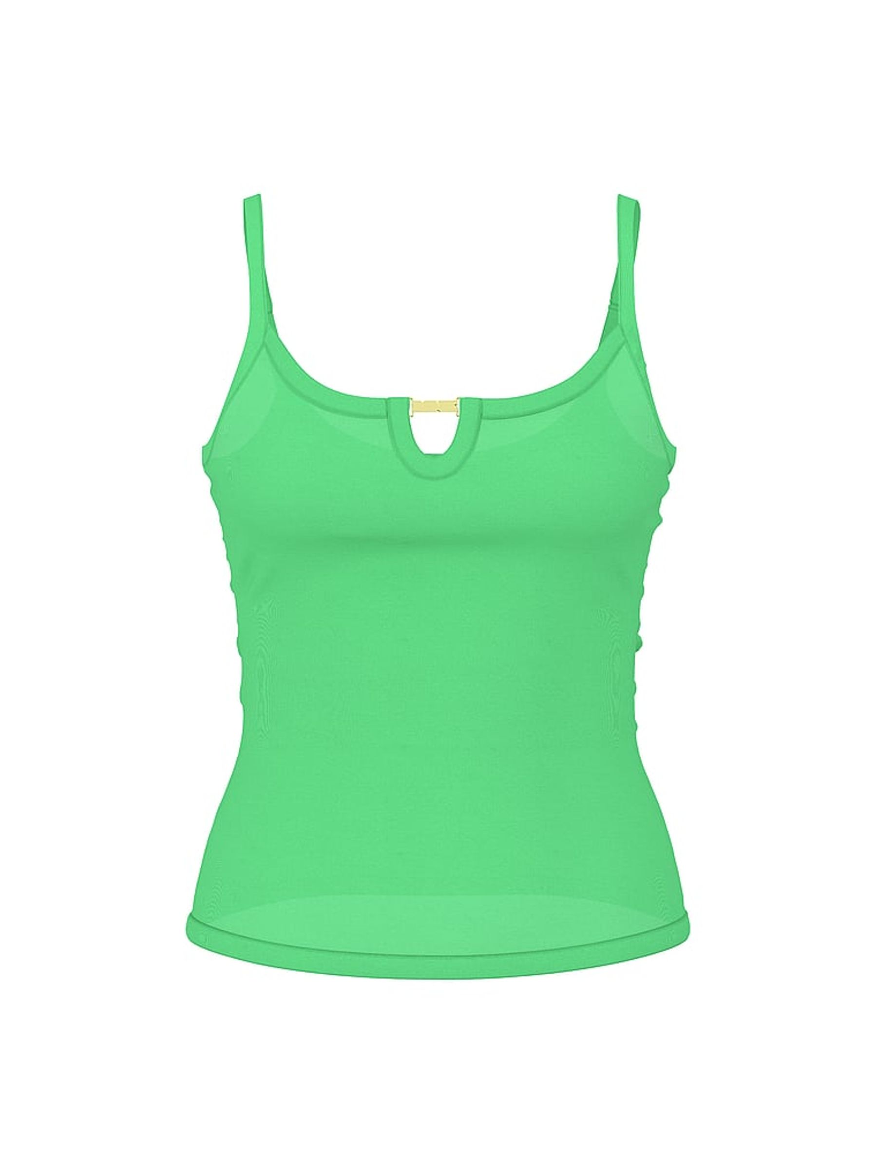 Wild Green Keyhole PJ Cami Top - Image 4 of 4