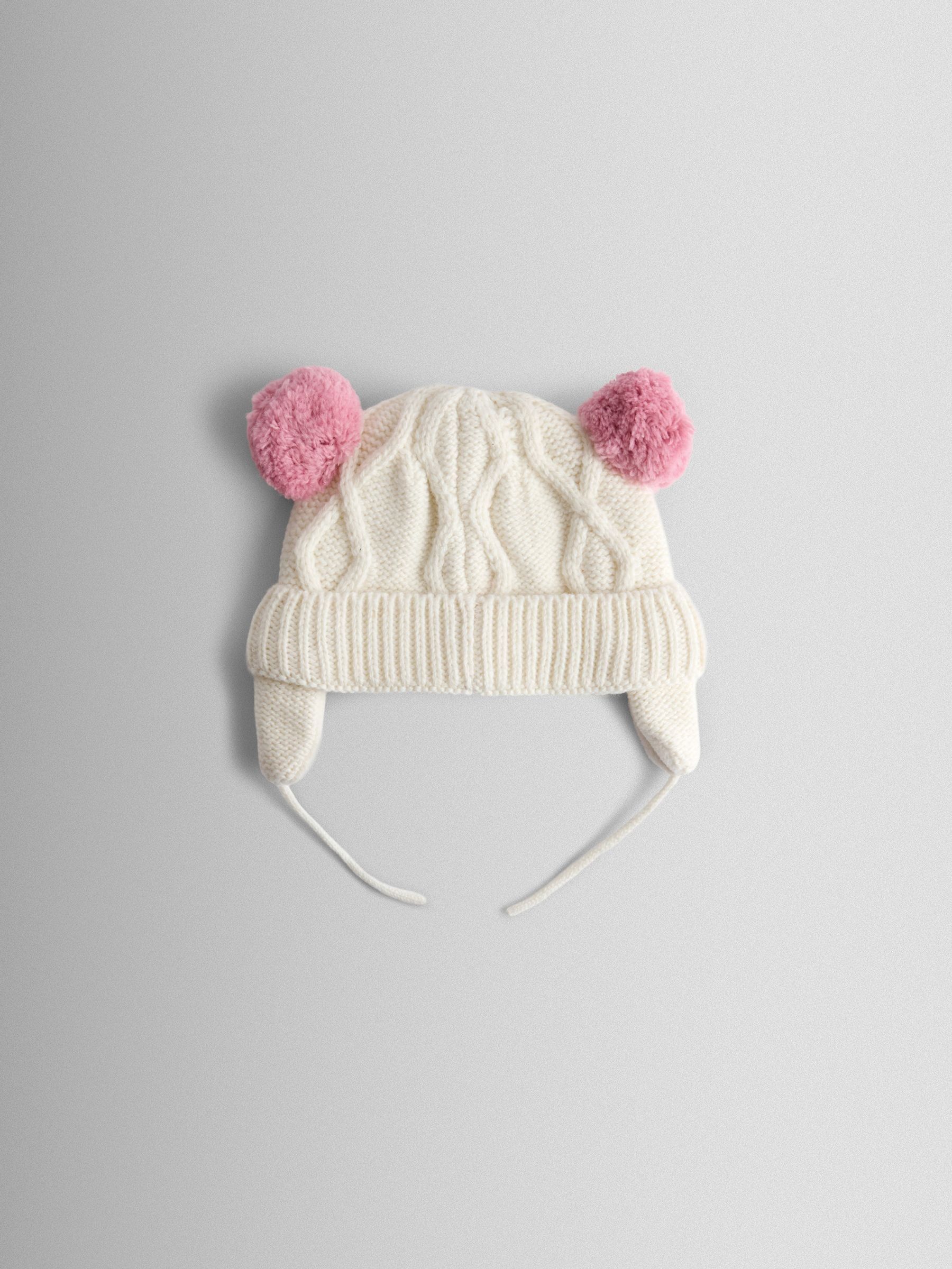 Cream Cherry Fair Isle Hat - Image 2 of 3