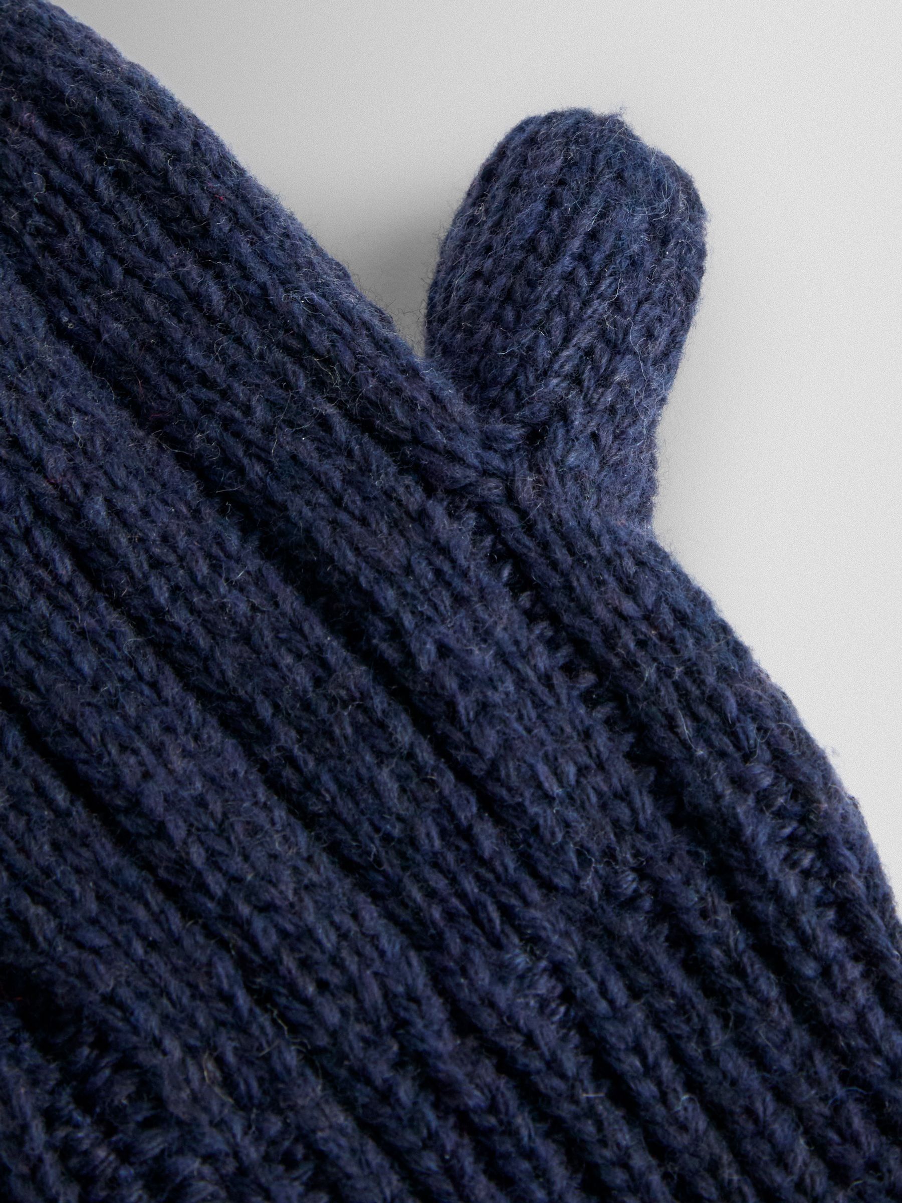 Navy Mittens - Image 3 of 3