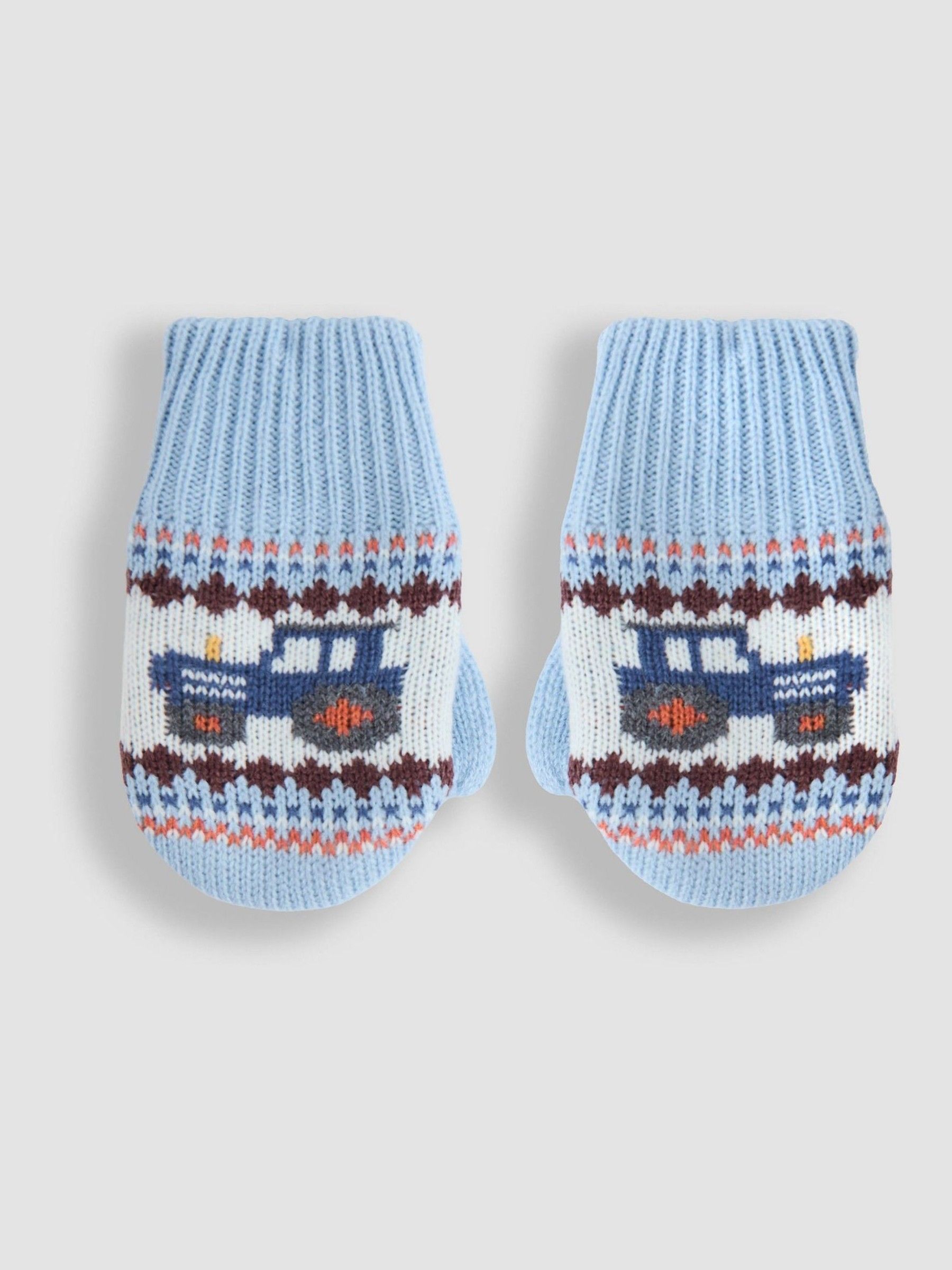 Blue Fairisle Gloves - Image 1 of 3