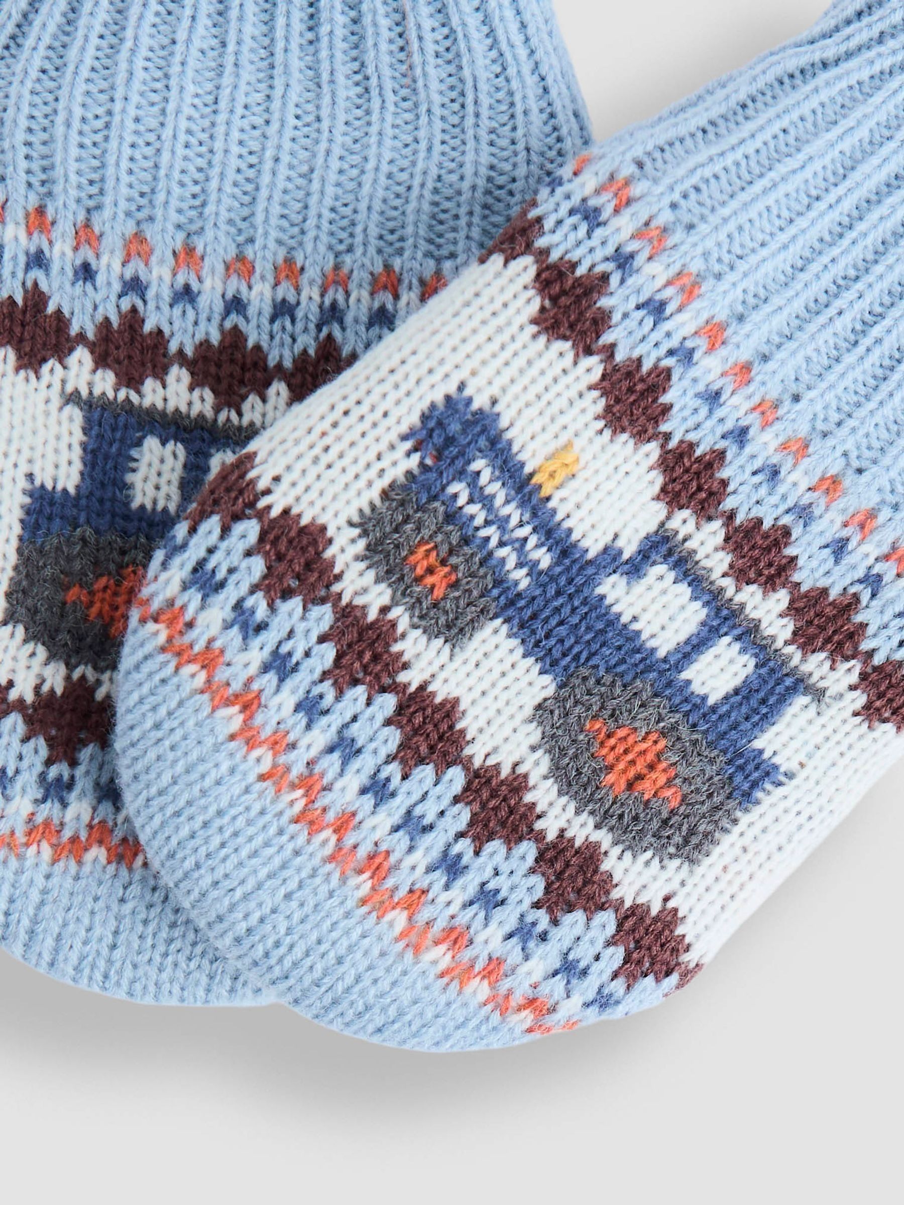 Blue Fairisle Gloves - Image 2 of 3