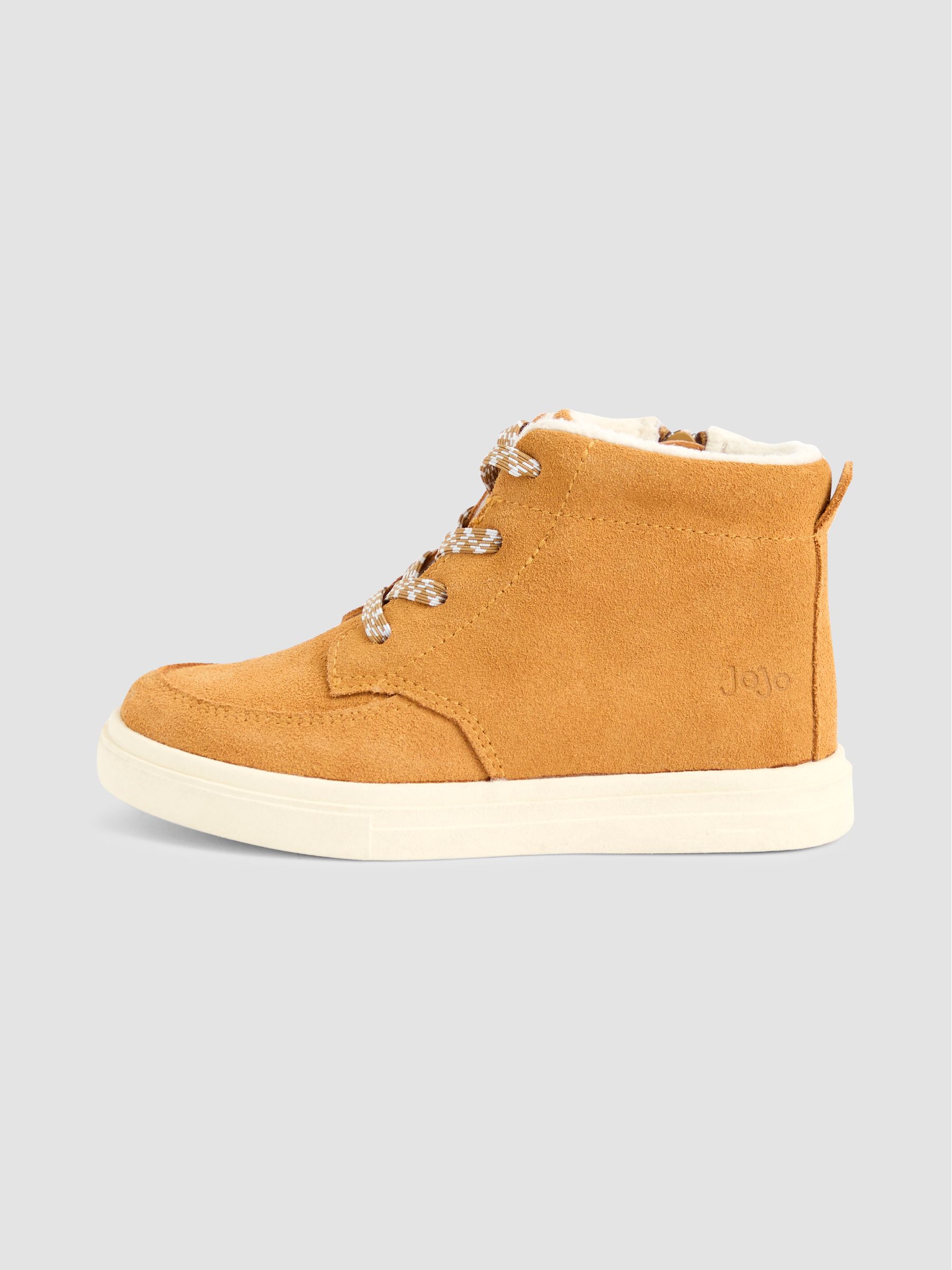 Light Brown Leather Trainers - Image 4 of 4